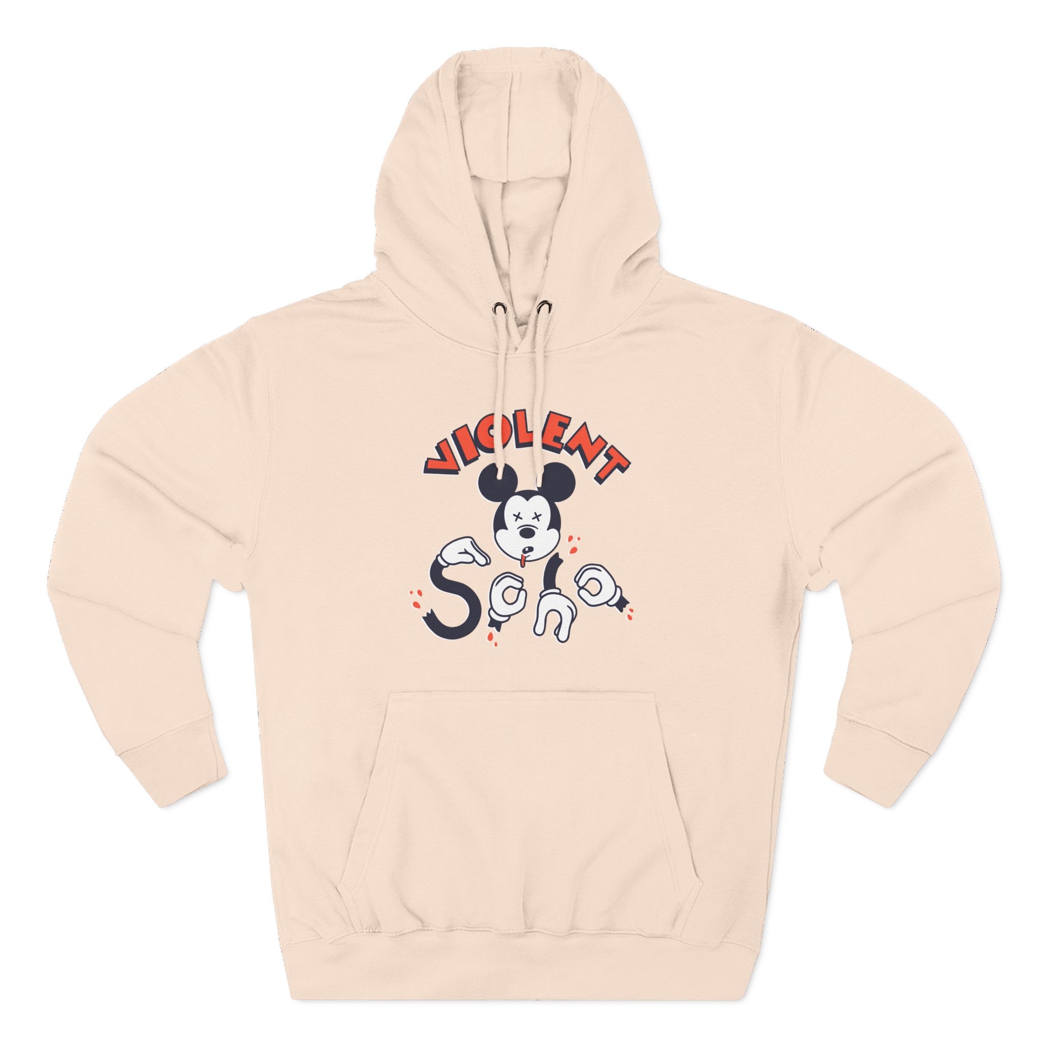 Violent Soho Dead Mouse Three-Panel Fleece Hoodie