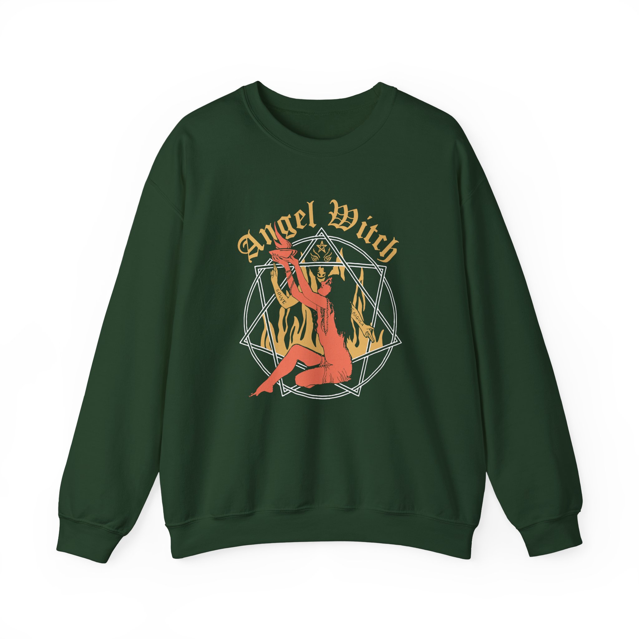 Angel Witch Priestess Unisex Heavy Blendâ„¢ Crewneck Sweatshirt