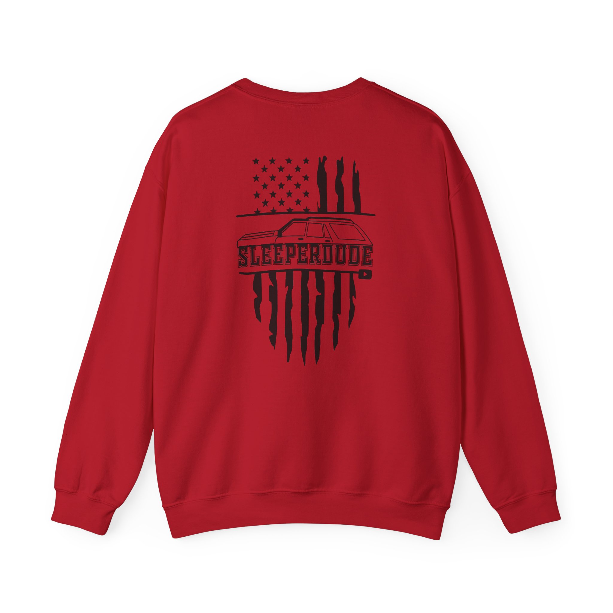 Sleeperdude Military Wagon Unisex Heavy Blendâ„¢ Crewneck Sweatshirt