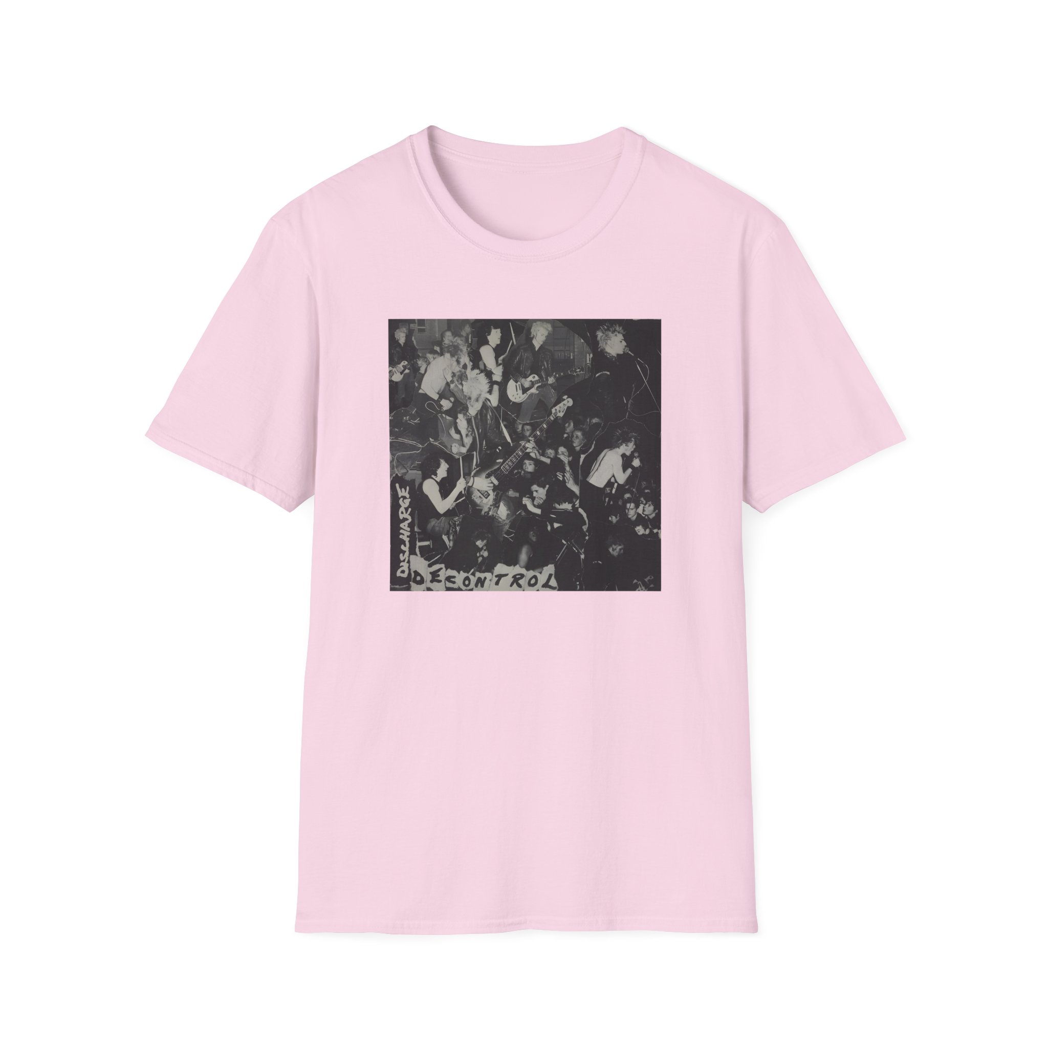 Discharge Decontrol Unisex Softstyle T-Shirt