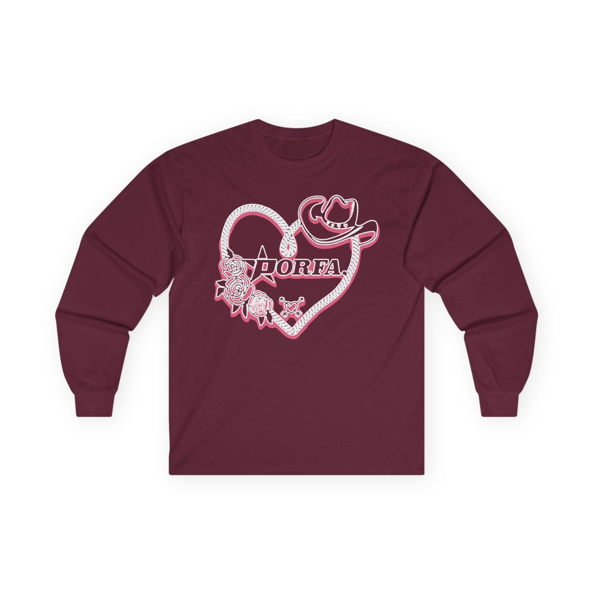 Porfa Love Lasso Unisex Ultra Cotton Long Sleeve Tee