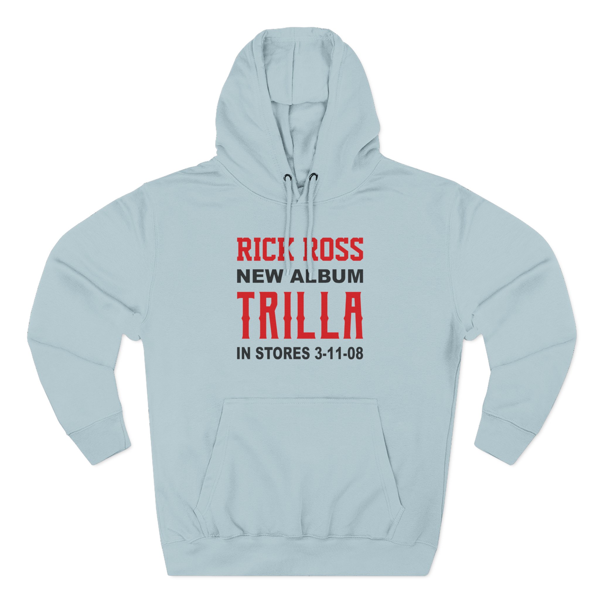 Rick Ross Three-Panel Fleece Hoodie