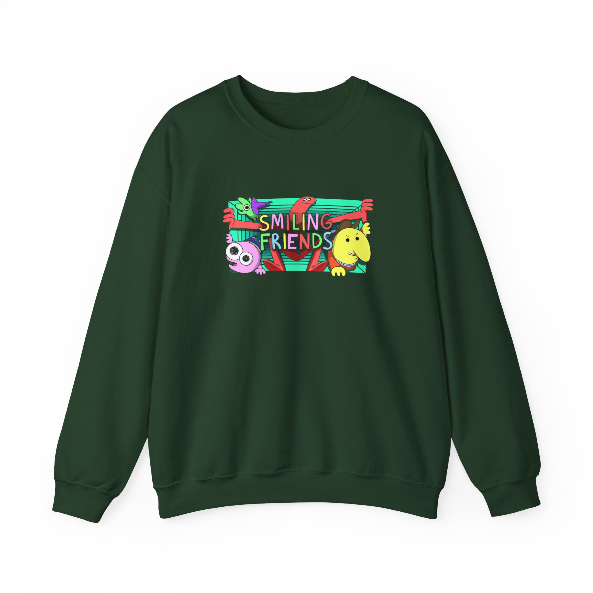 Smiling Friends Unisex Heavy Blend Crewneck Sweatshirt