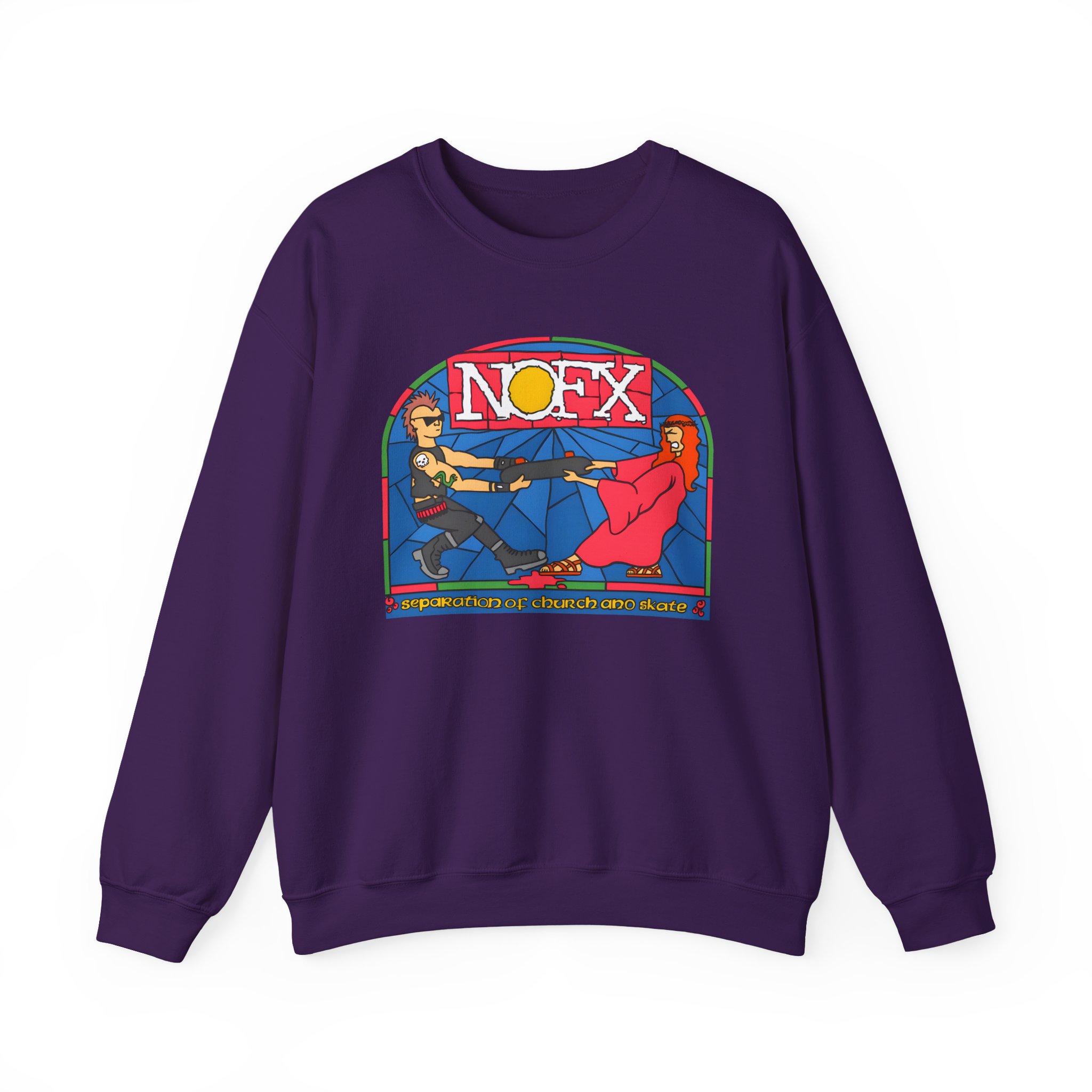 Nofx Seperation Unisex Heavy Blendâ„¢ Crewneck Sweatshirt