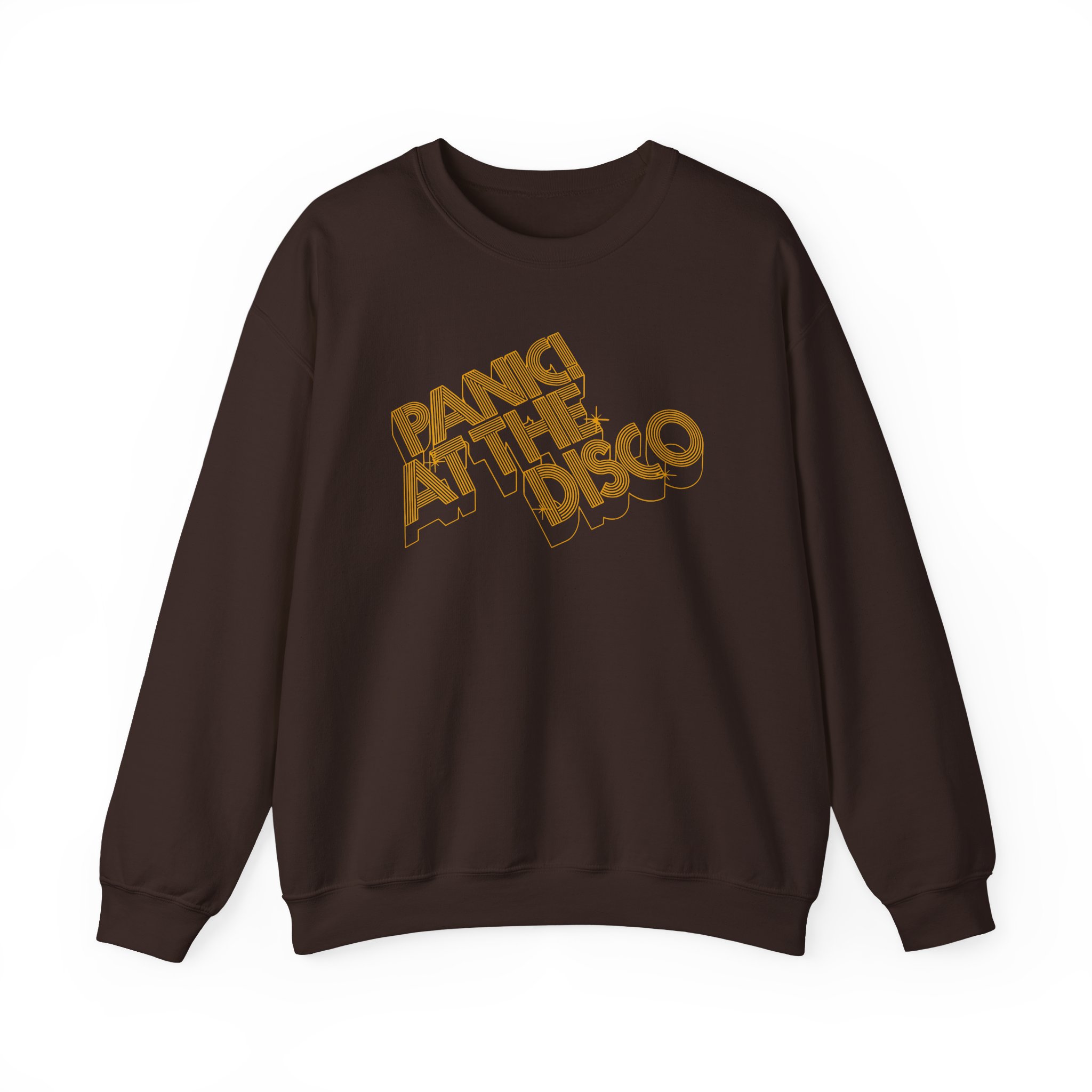 Panic at the Disco 3-d Gold Logo Unisex Heavy Blendâ„¢ Crewneck Sweatshirt