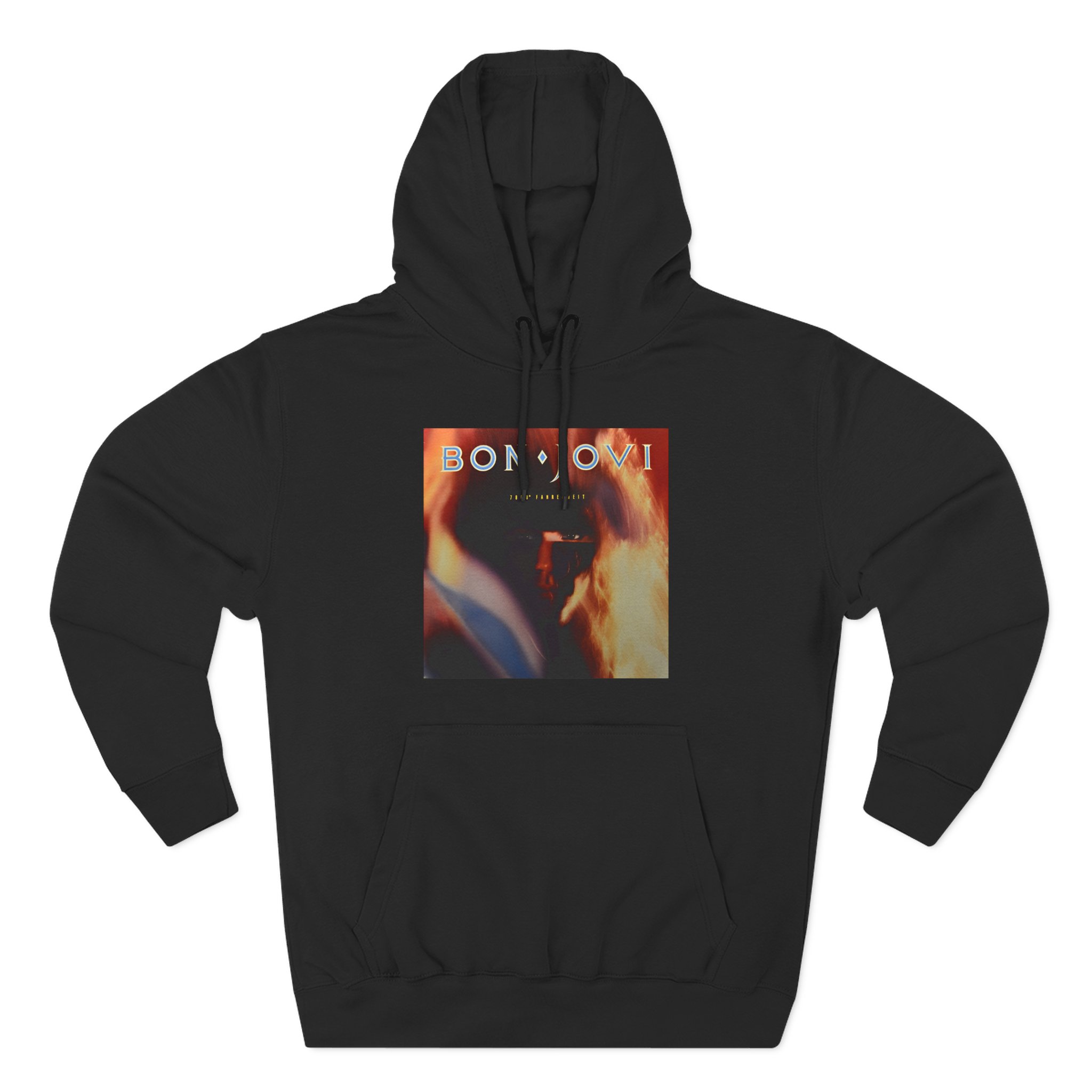 Bon Jovi 7800° Fahrenheit Three-Panel Fleece Hoodie