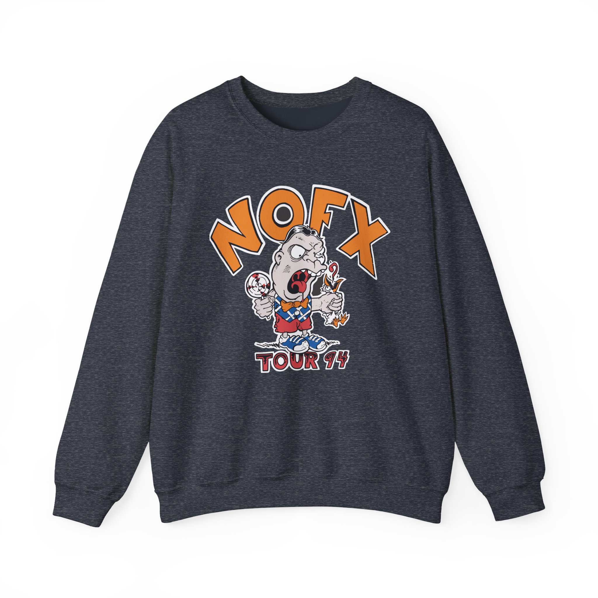 Nofx Lollipop Guy Unisex Heavy Blendâ„¢ Crewneck Sweatshirt