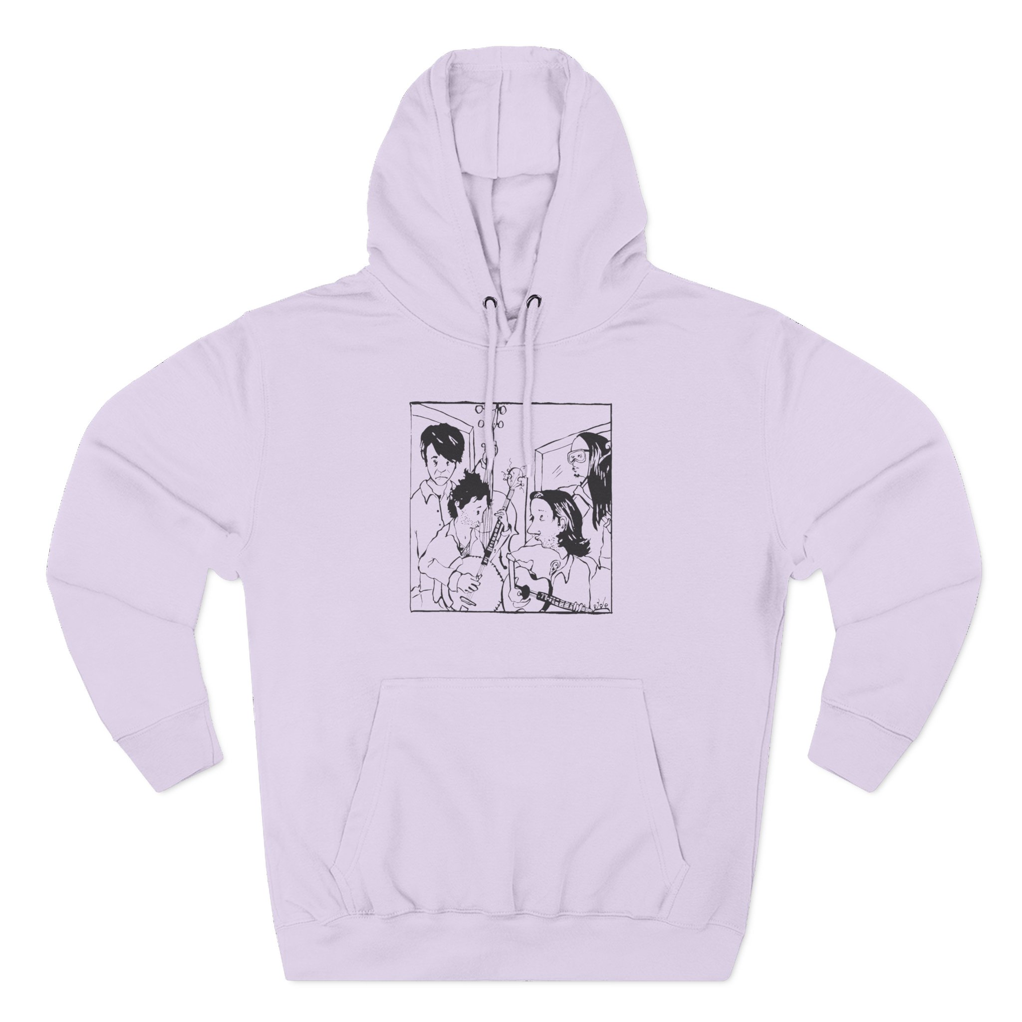 Avett Brothers Seth Drawing Three-Panel Fleece Hoodie