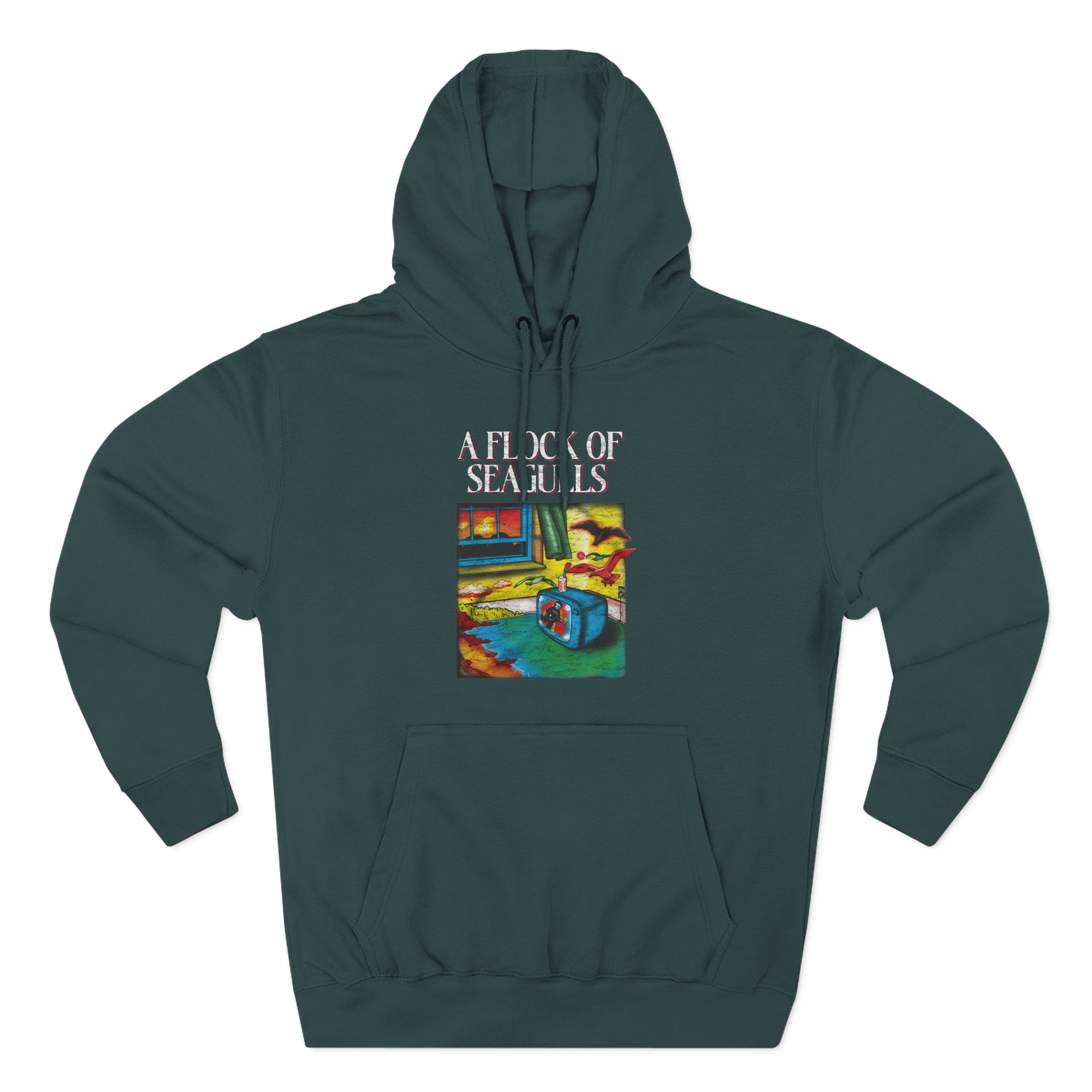 A Flock of Seagulls I Ran Tour Three-Panel Fleece Hoodie