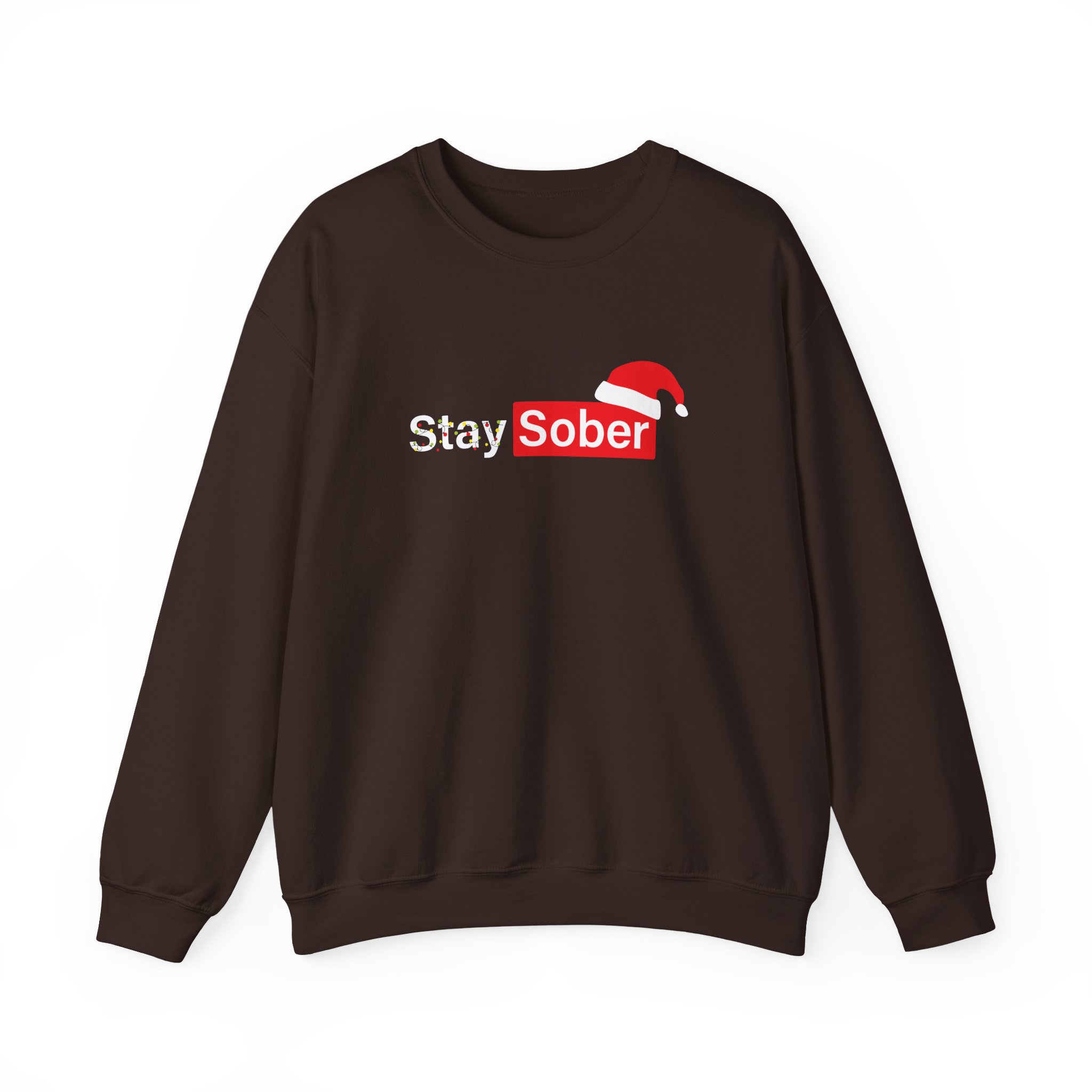 D’aydrian Harding Xmas Stay Sober Unisex Heavy Blend™ Crewneck Sweatshirt