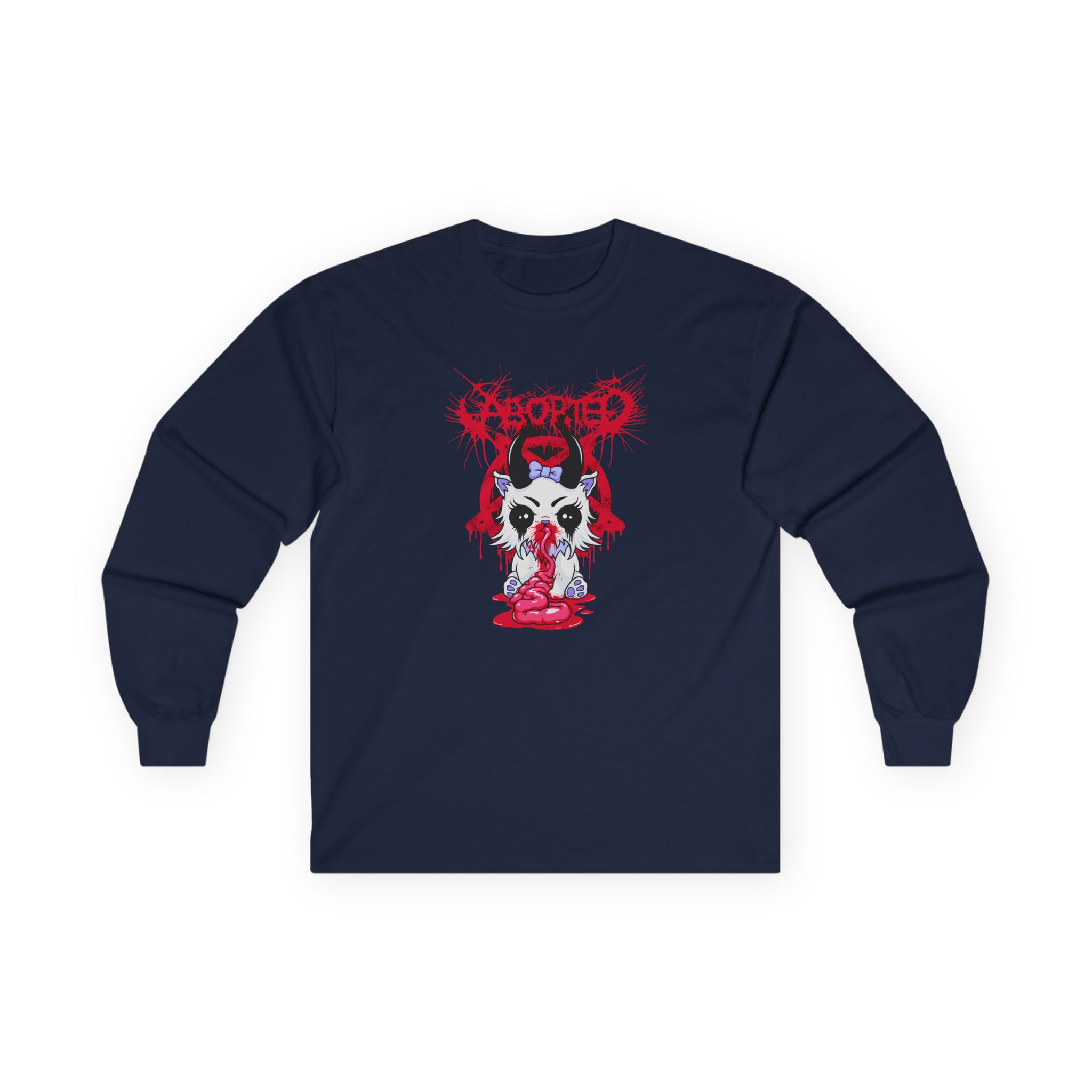 Aborted Grimkitty Unisex Ultra Cotton Long Sleeve Tee