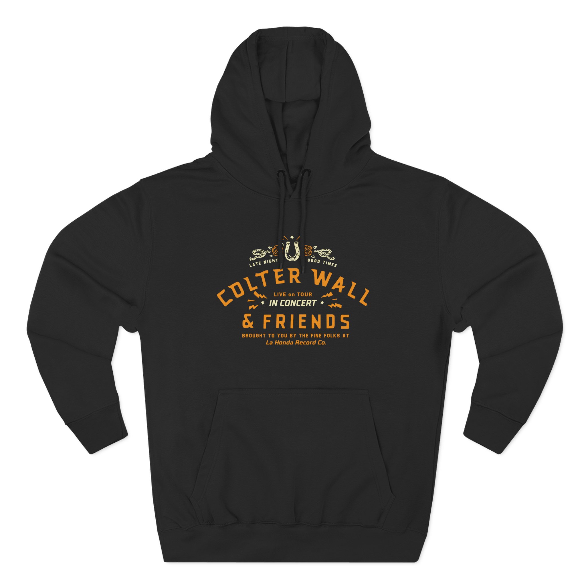 Colter Wall & Friends In Concert Three-Panel Fleece Hoodie