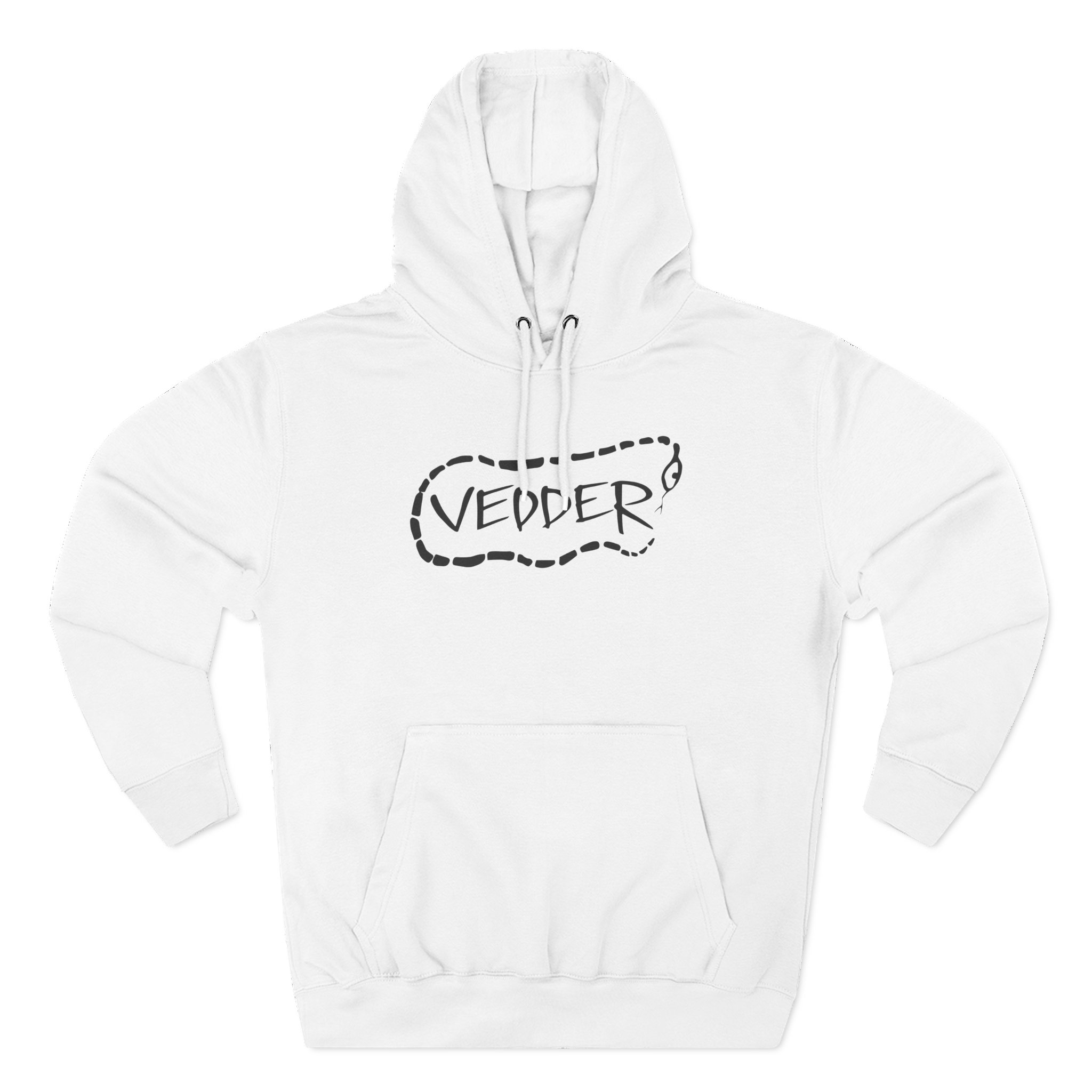 Eddie Vedder Stencil Snake Three-Panel Fleece Hoodie