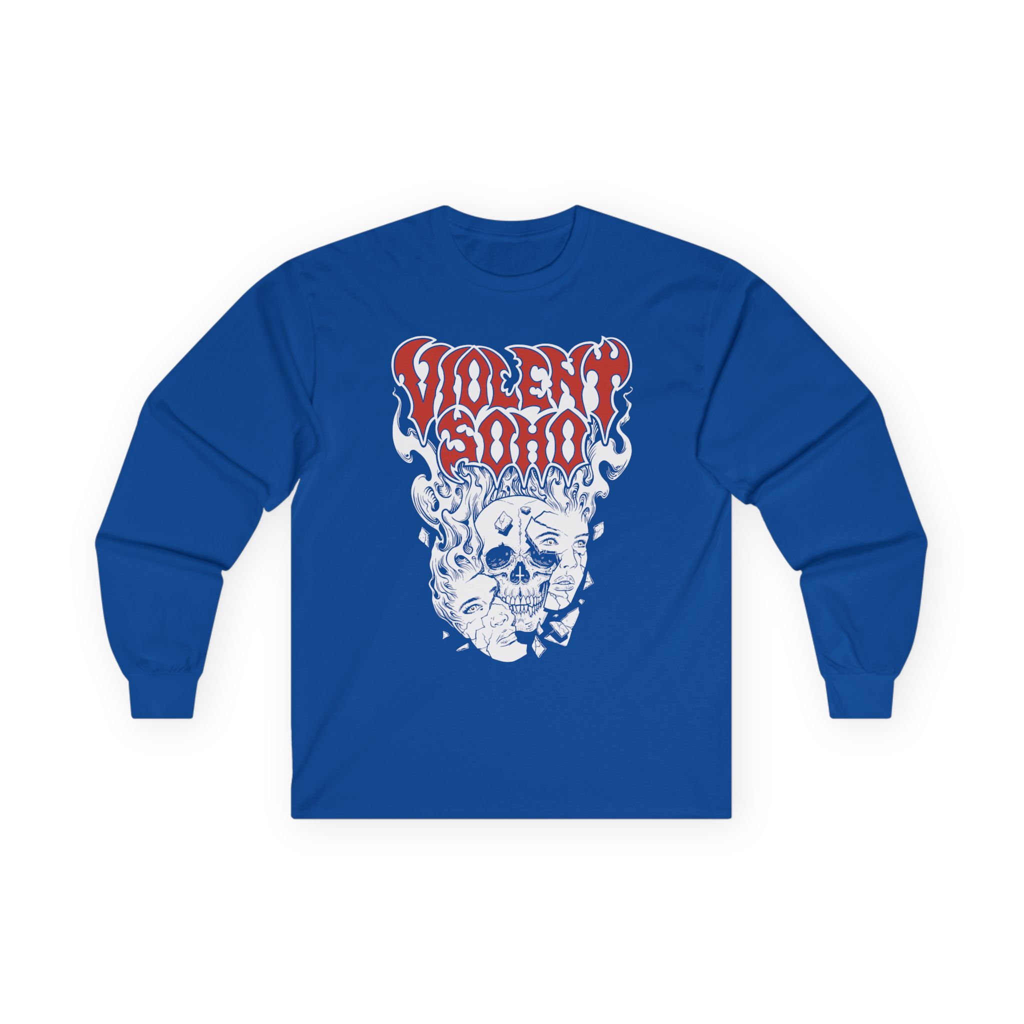 Violent Soho Murdoch Skull Unisex Ultra Cotton Long Sleeve Tee