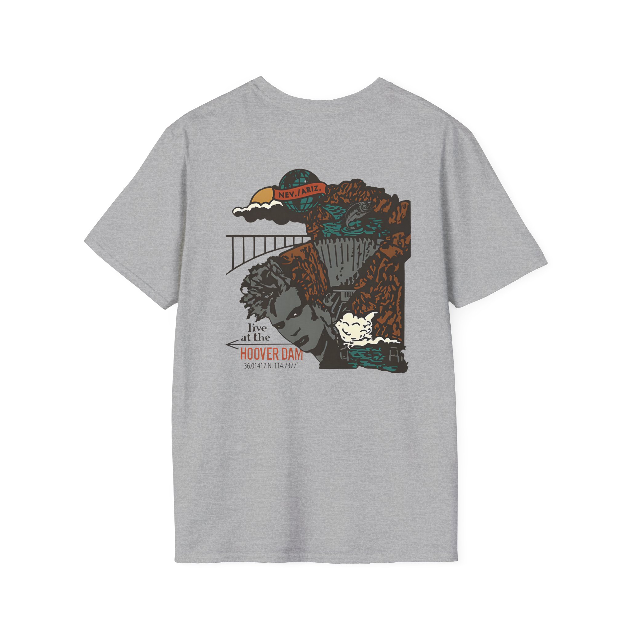 Billy Idol Hoover Dam Unisex Softstyle T-Shirt