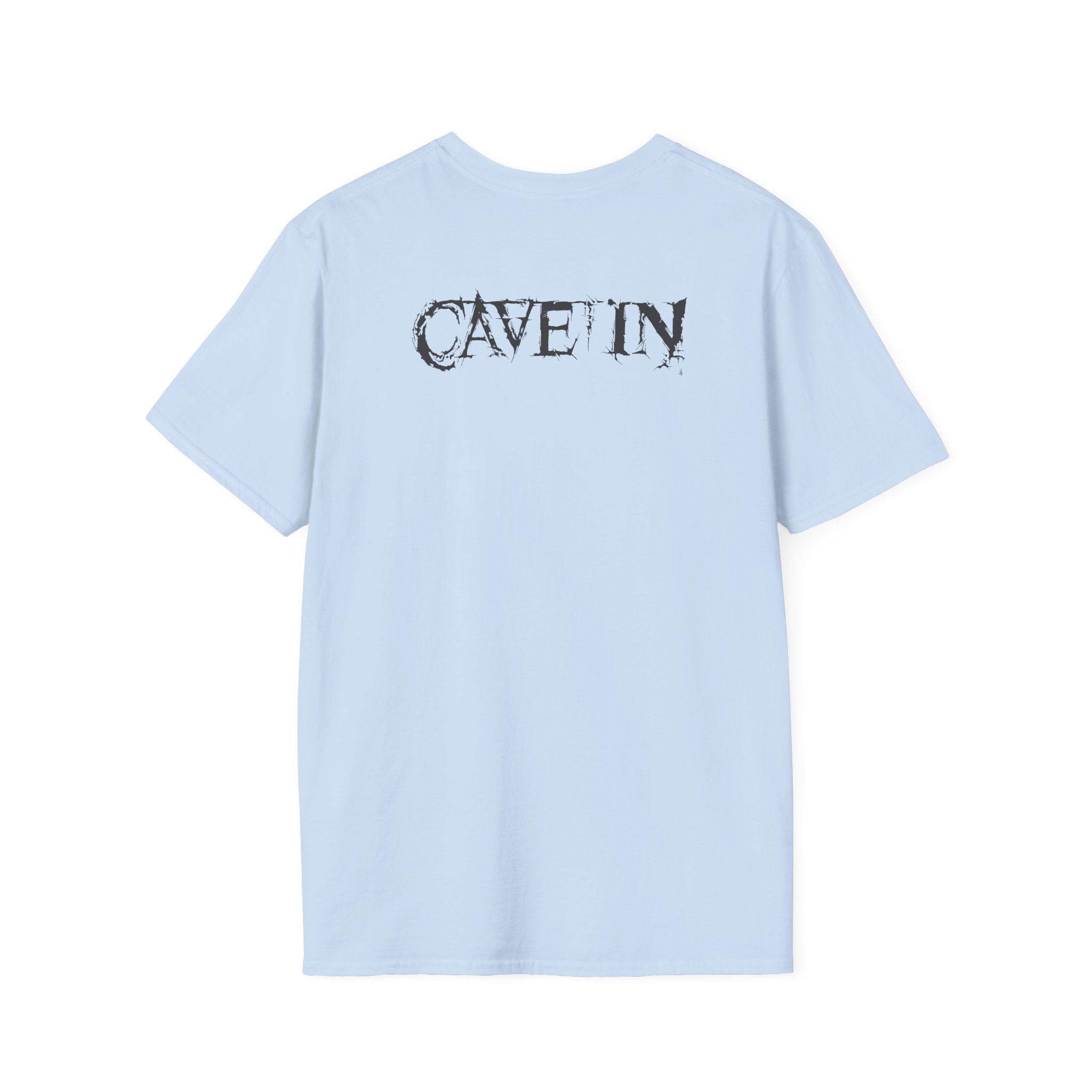 Cave in Satellite: Blackened Unisex Softstyle T-Shirt