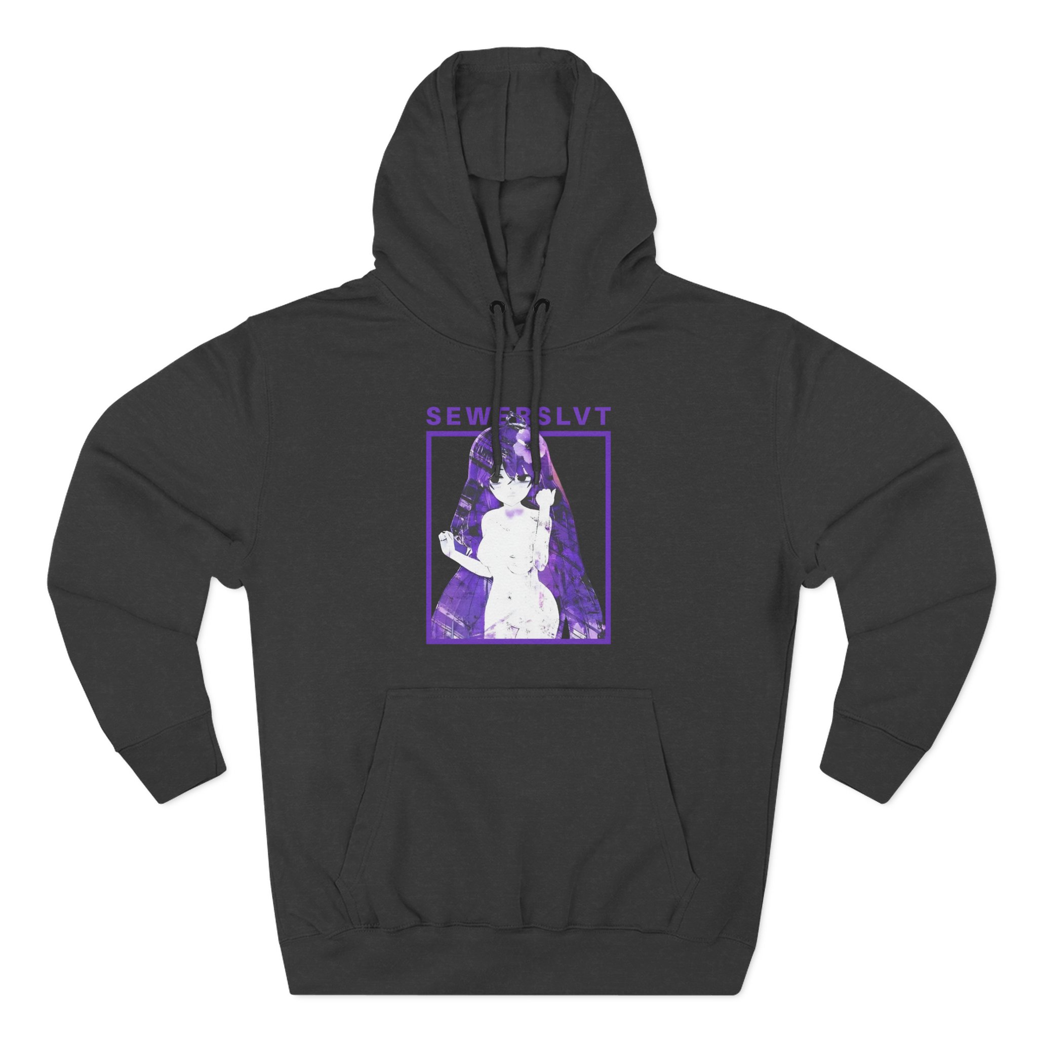 Sewerslvt Three-Panel Fleece Hoodie