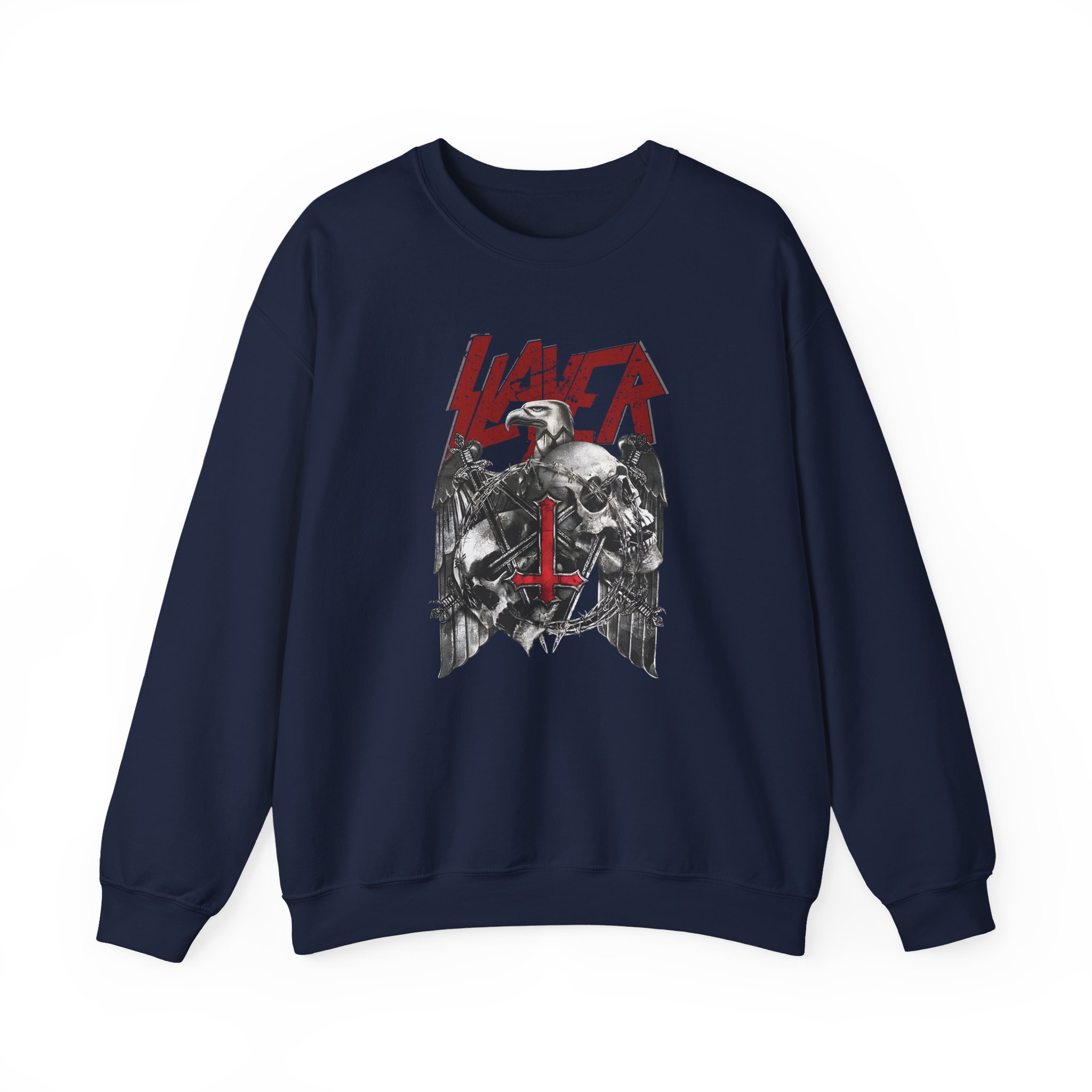 Slayer Final Campaign Eagle Unisex Heavy Blendâ„¢ Crewneck Sweatshirt