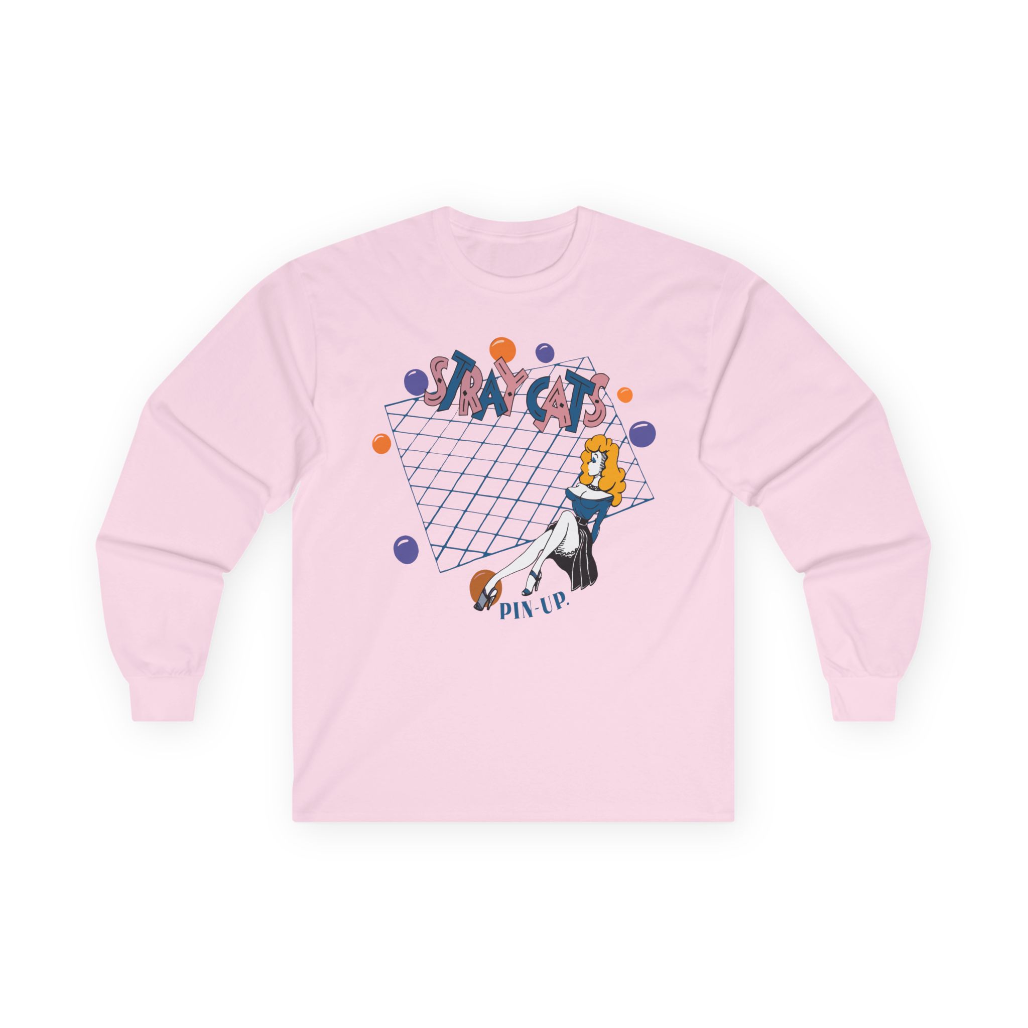 Stray Cats Pin Up Unisex Ultra Cotton Long Sleeve Tee