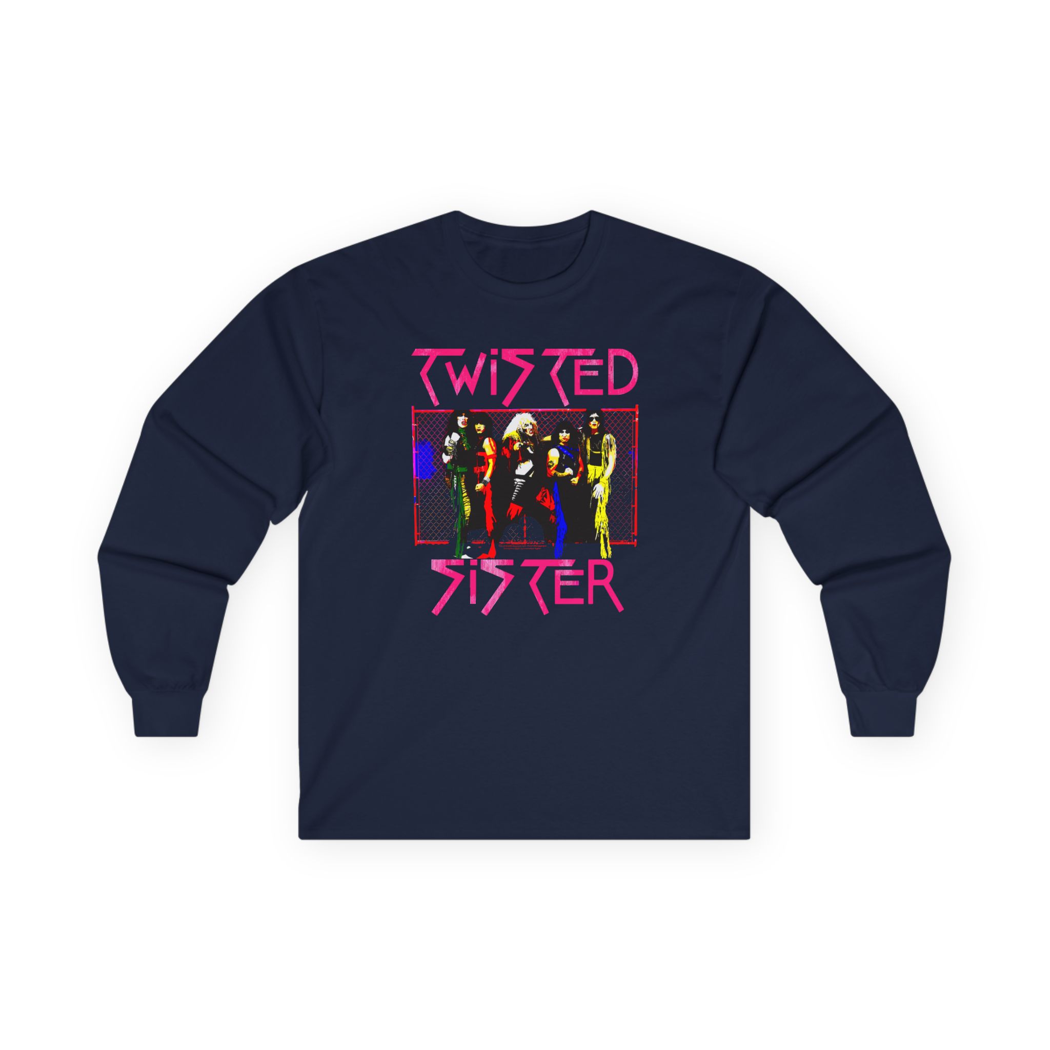Vintage Group Photo Twisted Sister Unisex Ultra Cotton Long Sleeve Tee