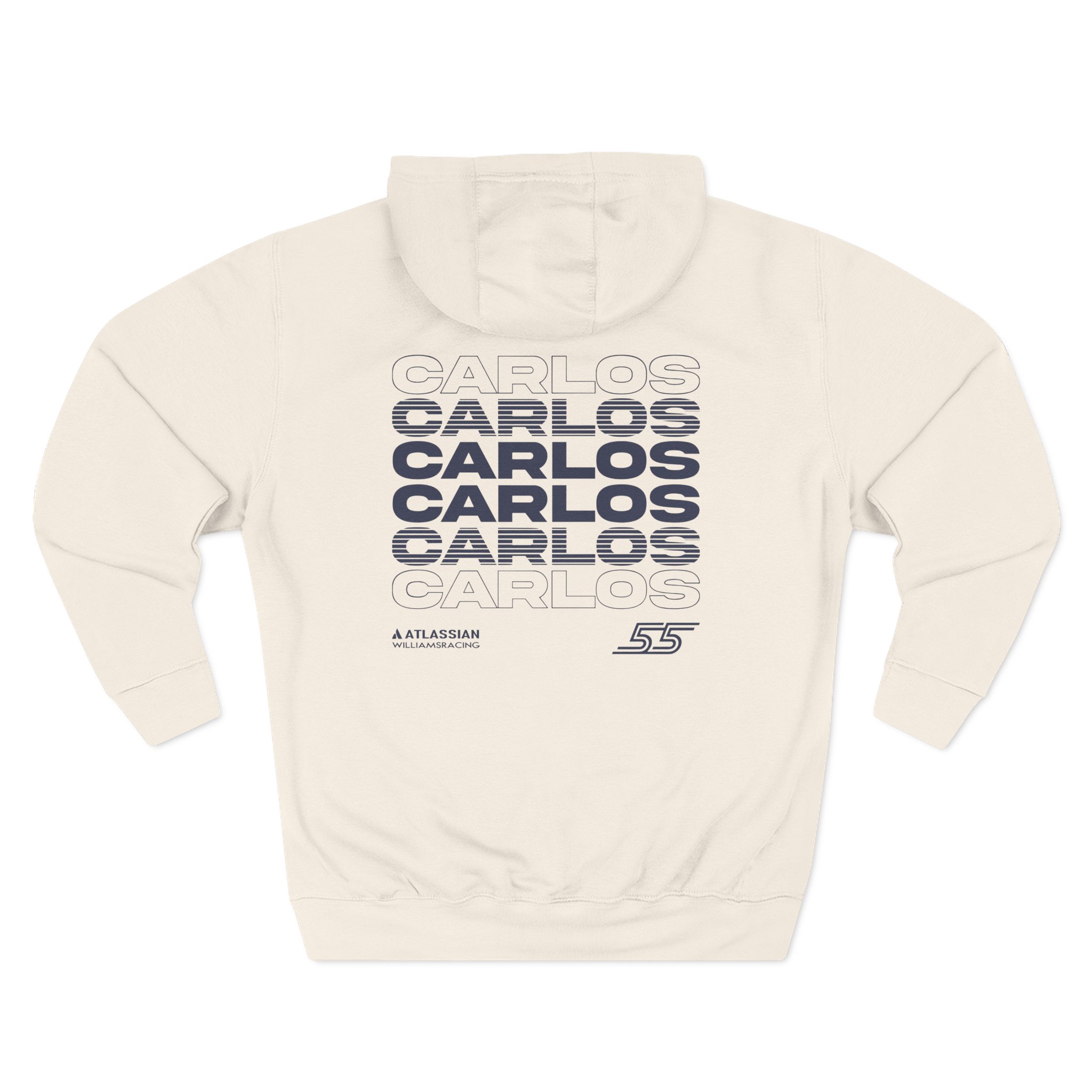 Carlos Sainz Atlassian Williams Racing Three-Panel Fleece Hoodie