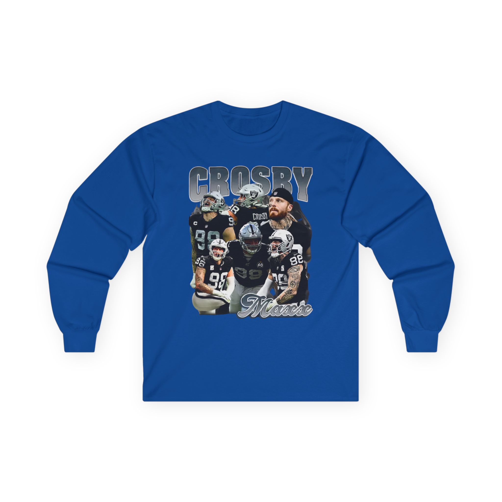 Maxx Crosby COLLAGE Unisex Ultra Cotton Long Sleeve Tee