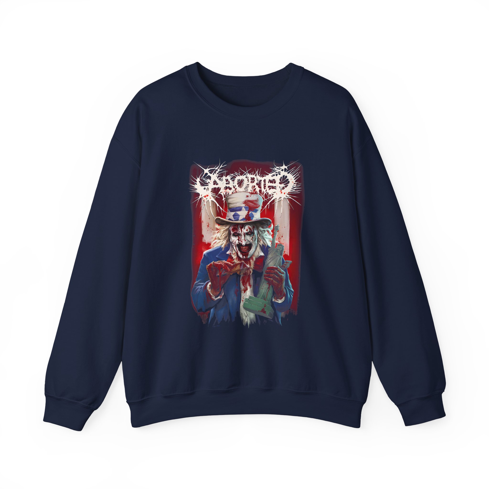Aborted Spring 2025 North American Tour Unisex Heavy Blendâ„¢ Crewneck Sweatshirt