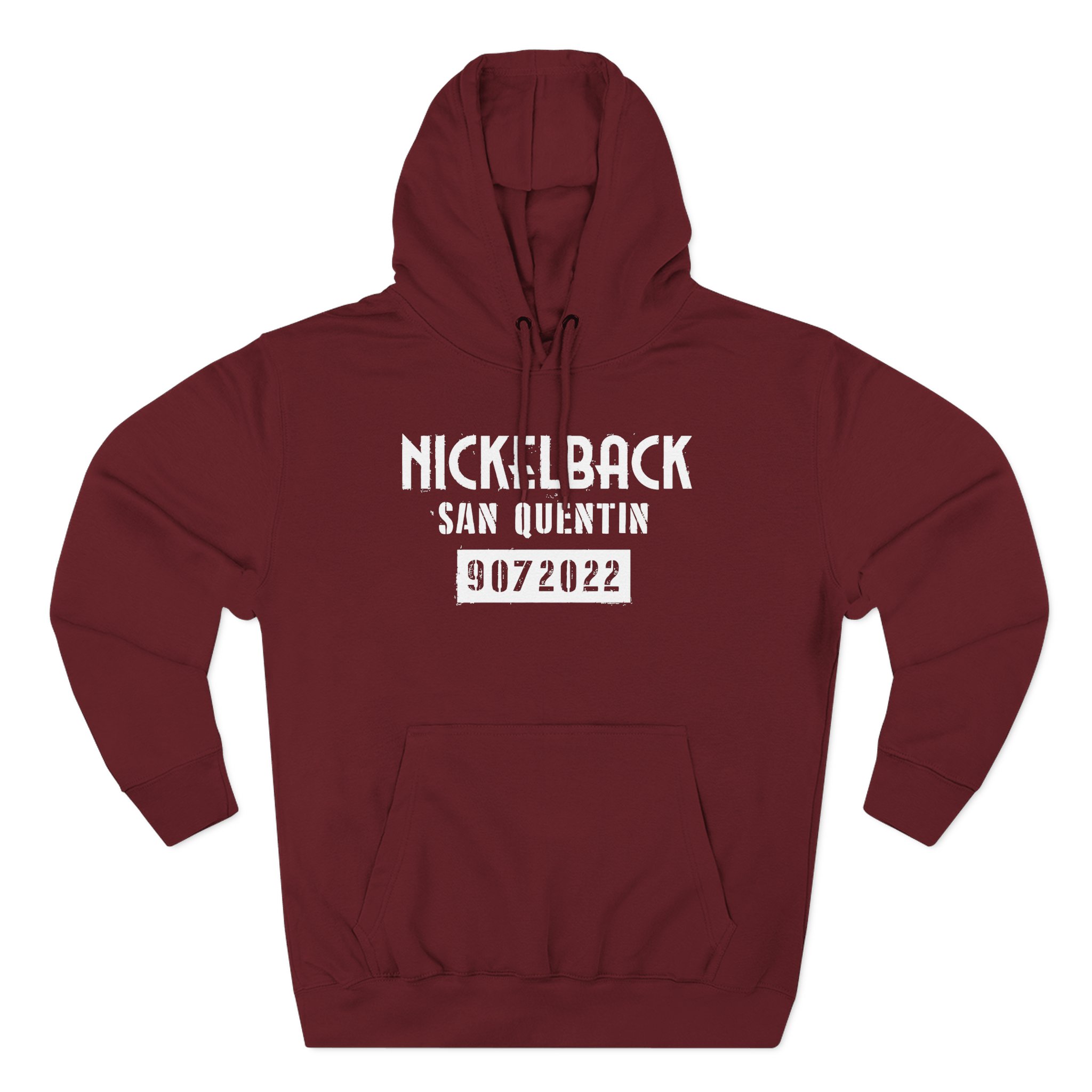 Nickelback San Quentin Three-Panel Fleece Hoodie
