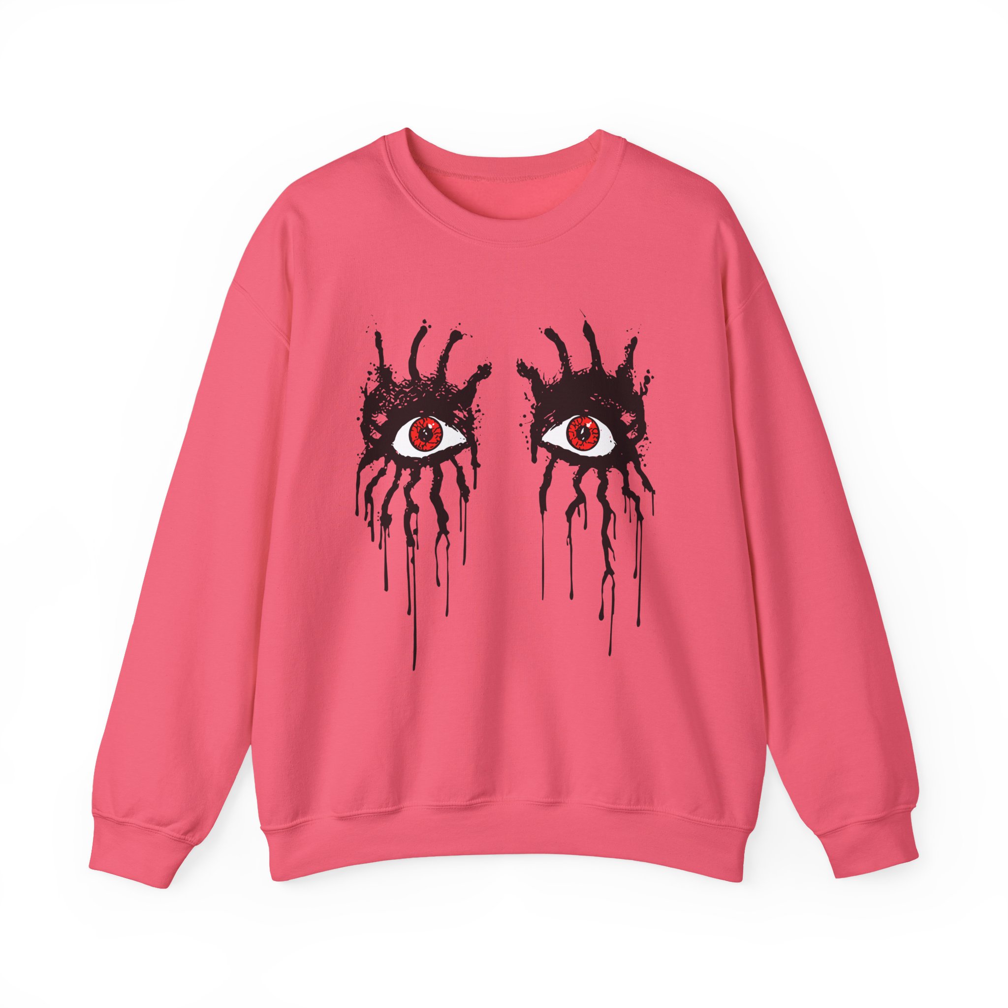 Alice Cooper Dripping Eyes Unisex Heavy Blendâ„¢ Crewneck Sweatshirt