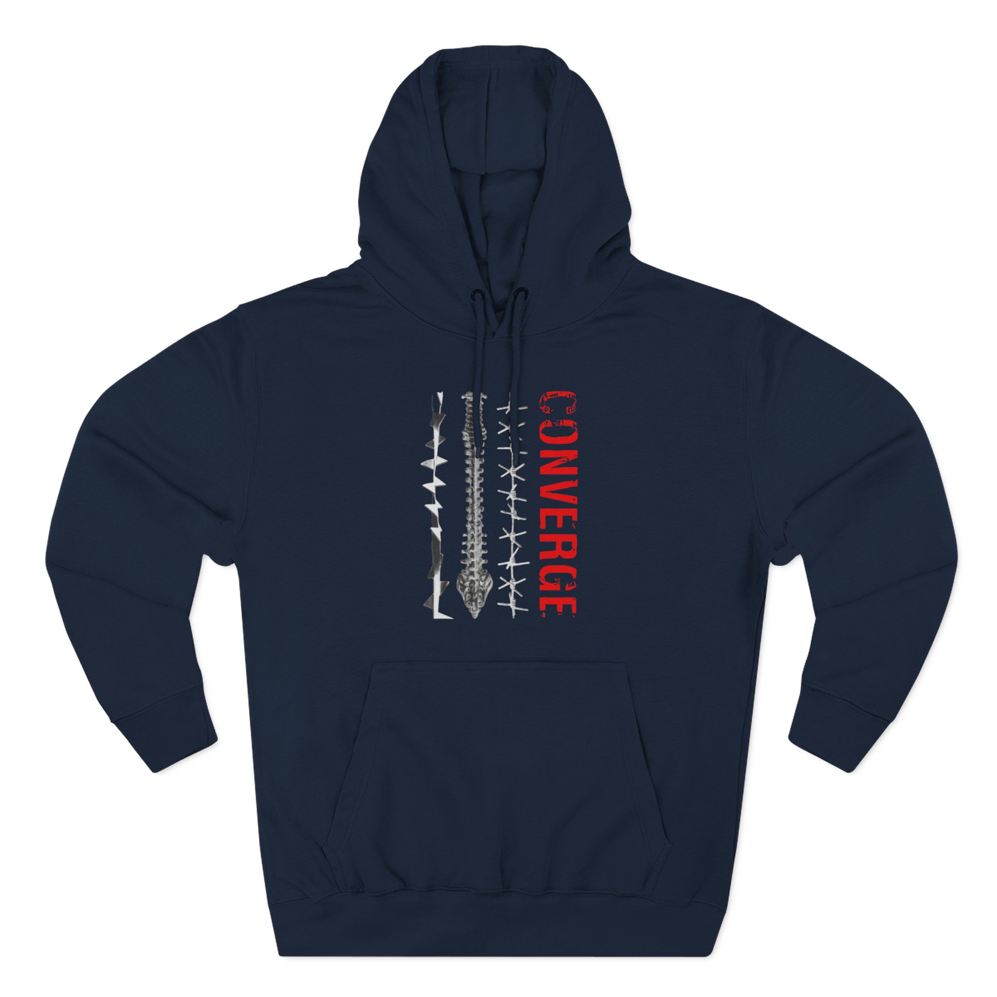 Converge Spine Three-Panel Fleece Hoodie