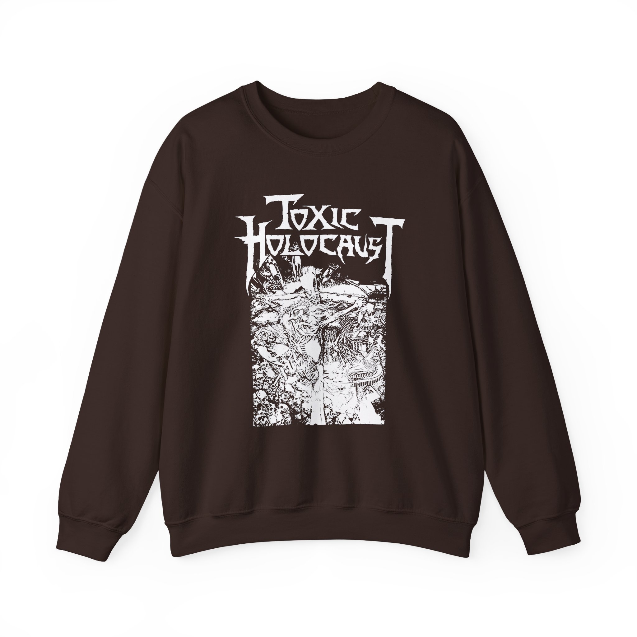 Toxic Holocaust Nuke the Cross Unisex Heavy Blendâ„¢ Crewneck Sweatshirt
