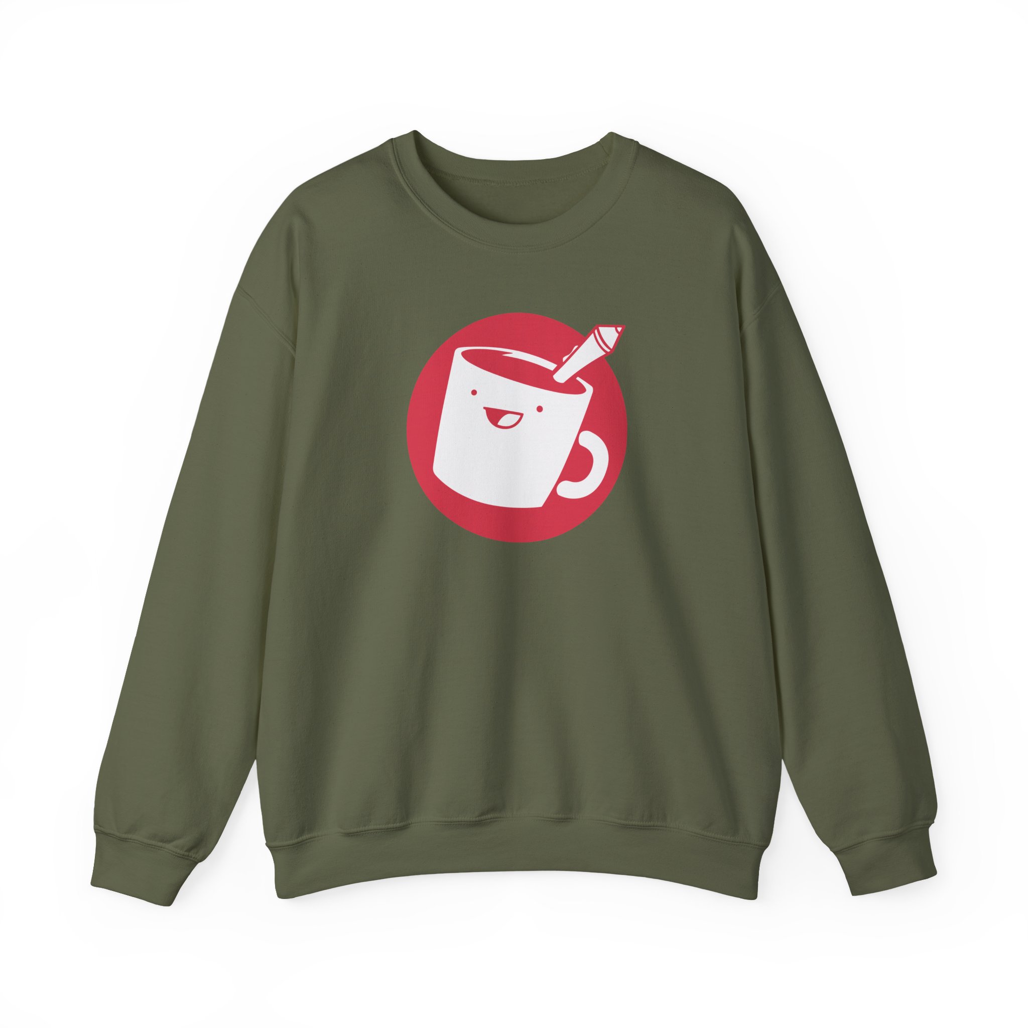 Drawfee Logo Unisex Heavy Blendâ„¢ Crewneck Sweatshirt