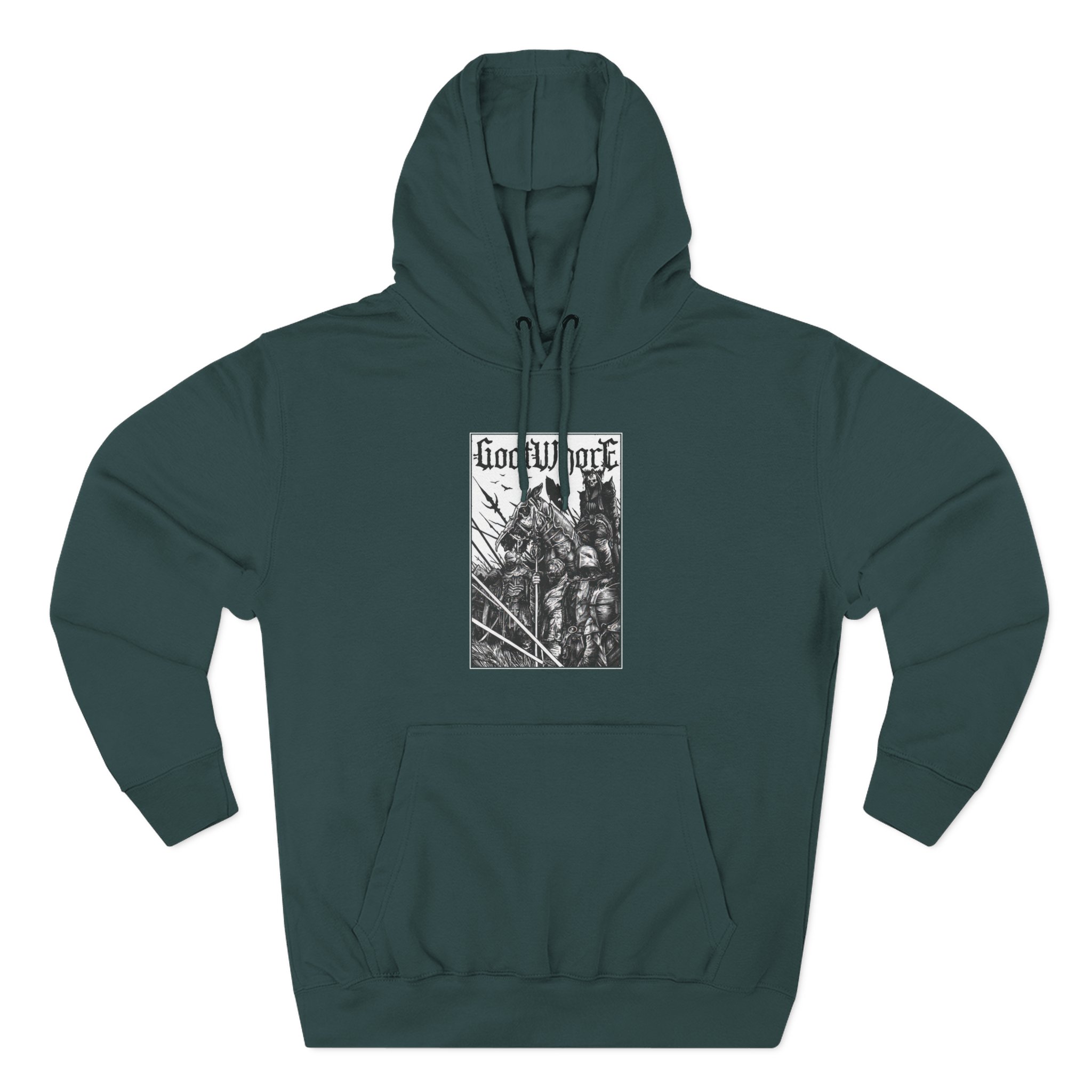 Goatwhore no Mercy Three-Panel Fleece Hoodie