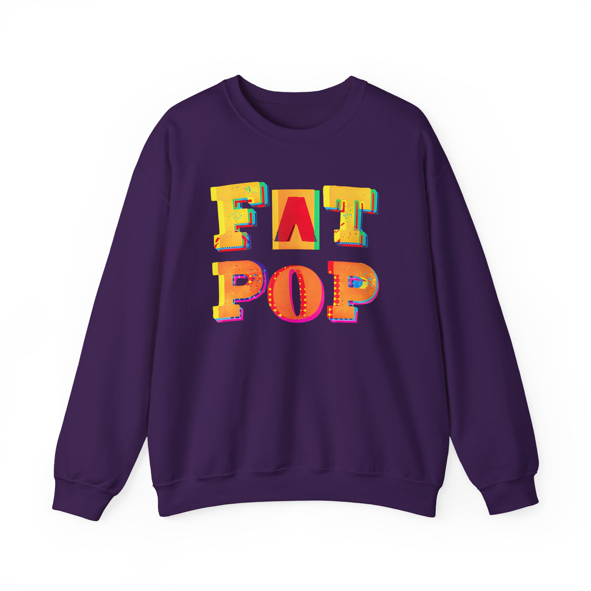 PW Fat Pop Logo Unisex Heavy Blendâ„¢ Crewneck Sweatshirt