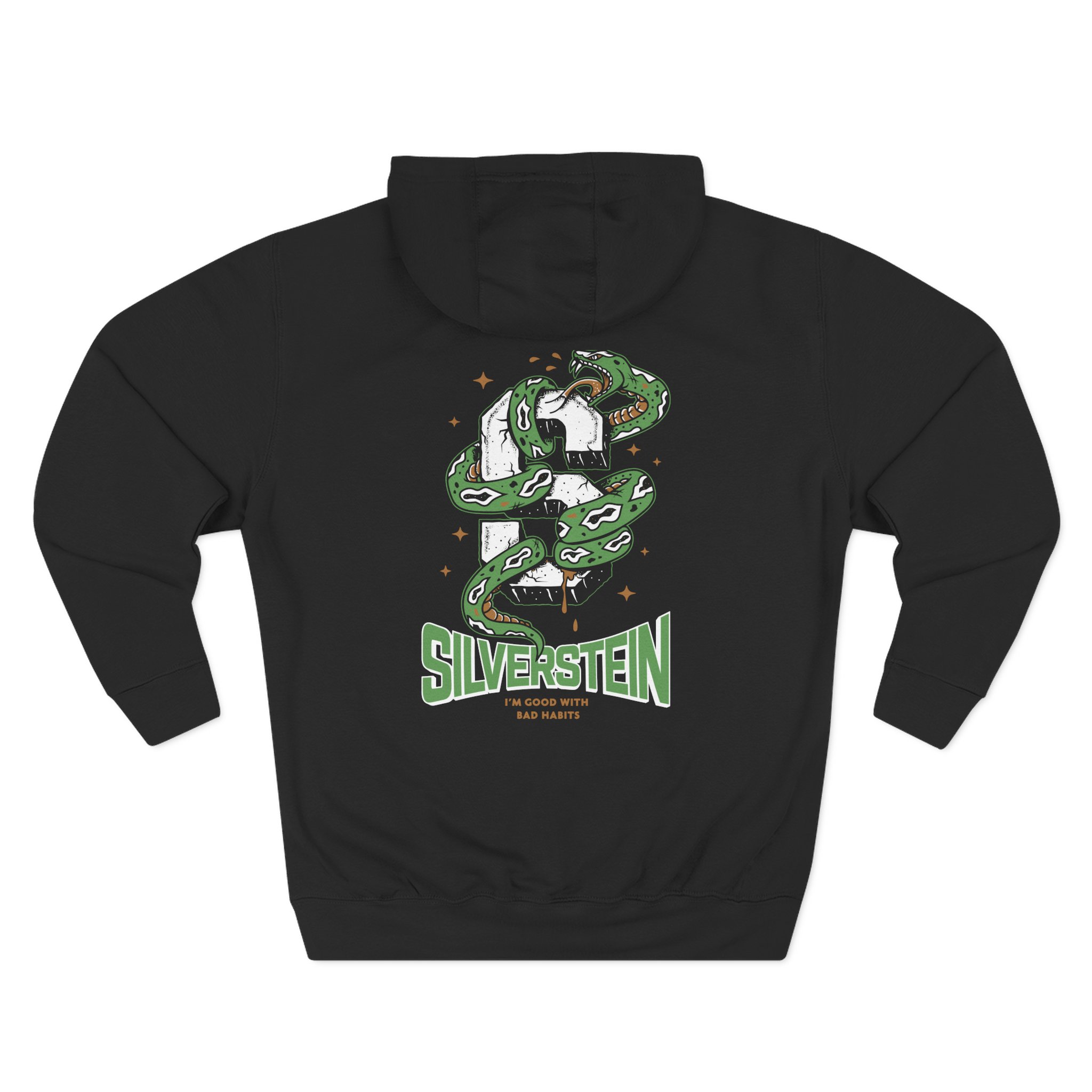 Silverstein Snake Three-Panel Fleece Hoodie