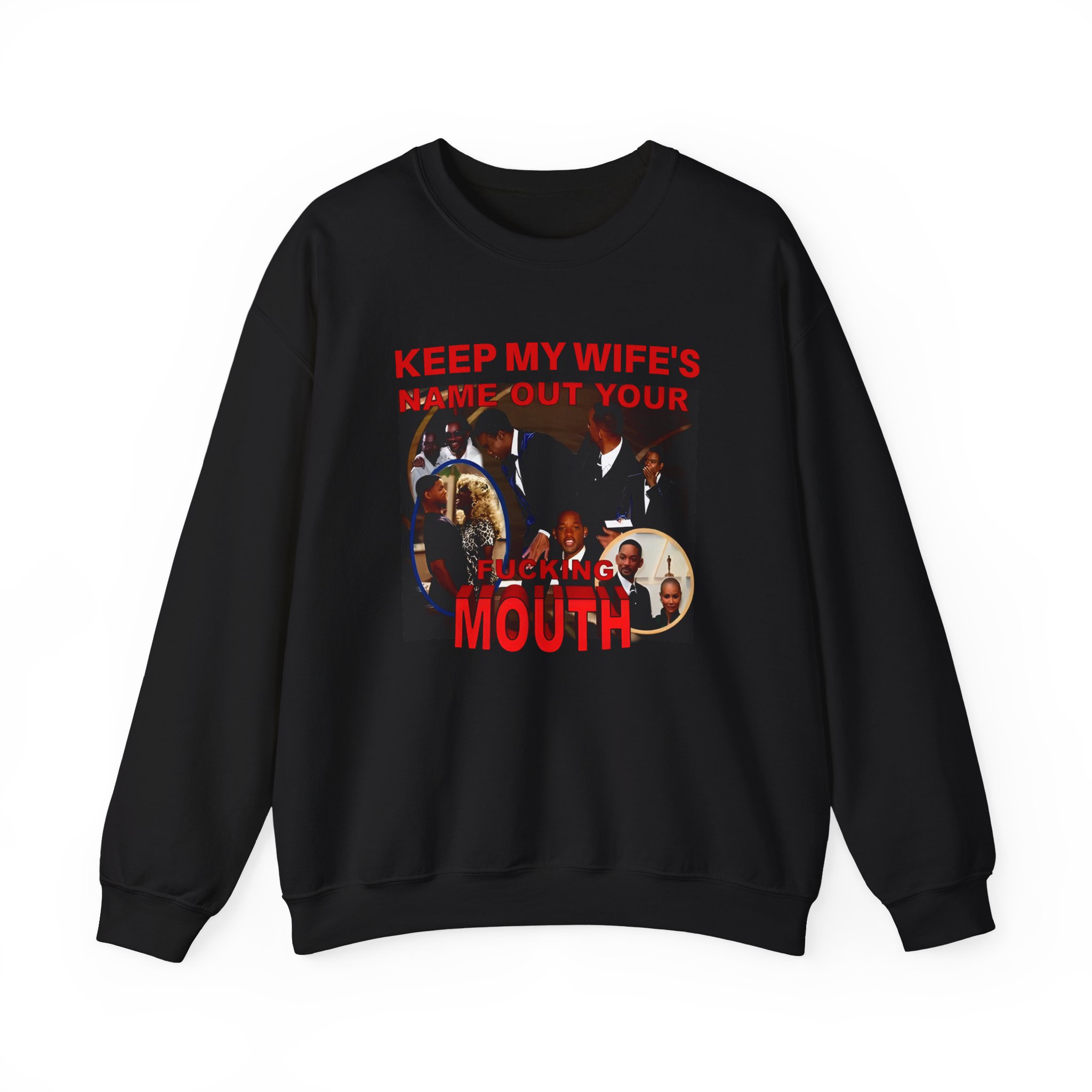 Will Smith Chris Rock Oscars Academy Awards Unisex Heavy Blendâ„¢ Crewneck Sweatshirt