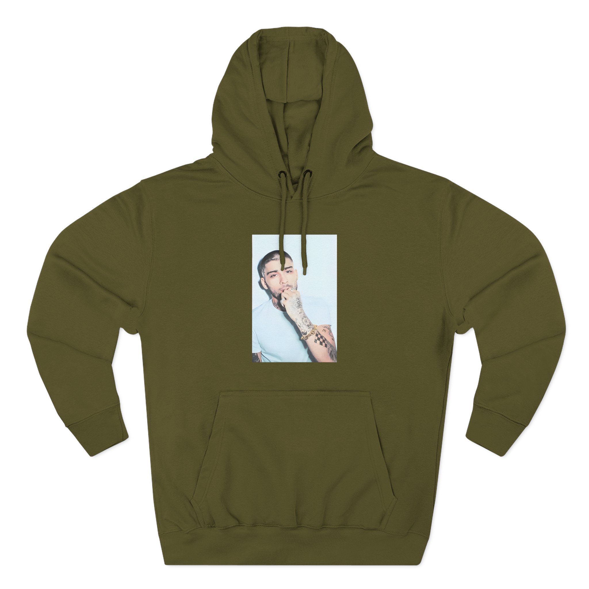 Zayn Malik Photo Three-Panel Fleece Hoodie