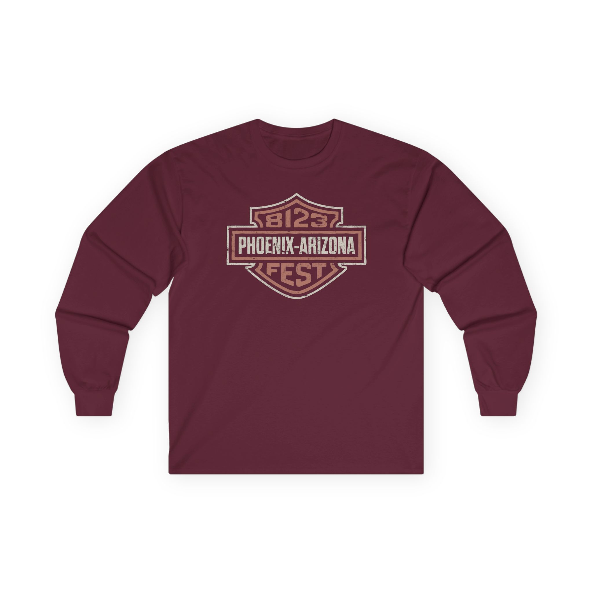 The Maine 8123 Fest Moto Unisex Ultra Cotton Long Sleeve Tee