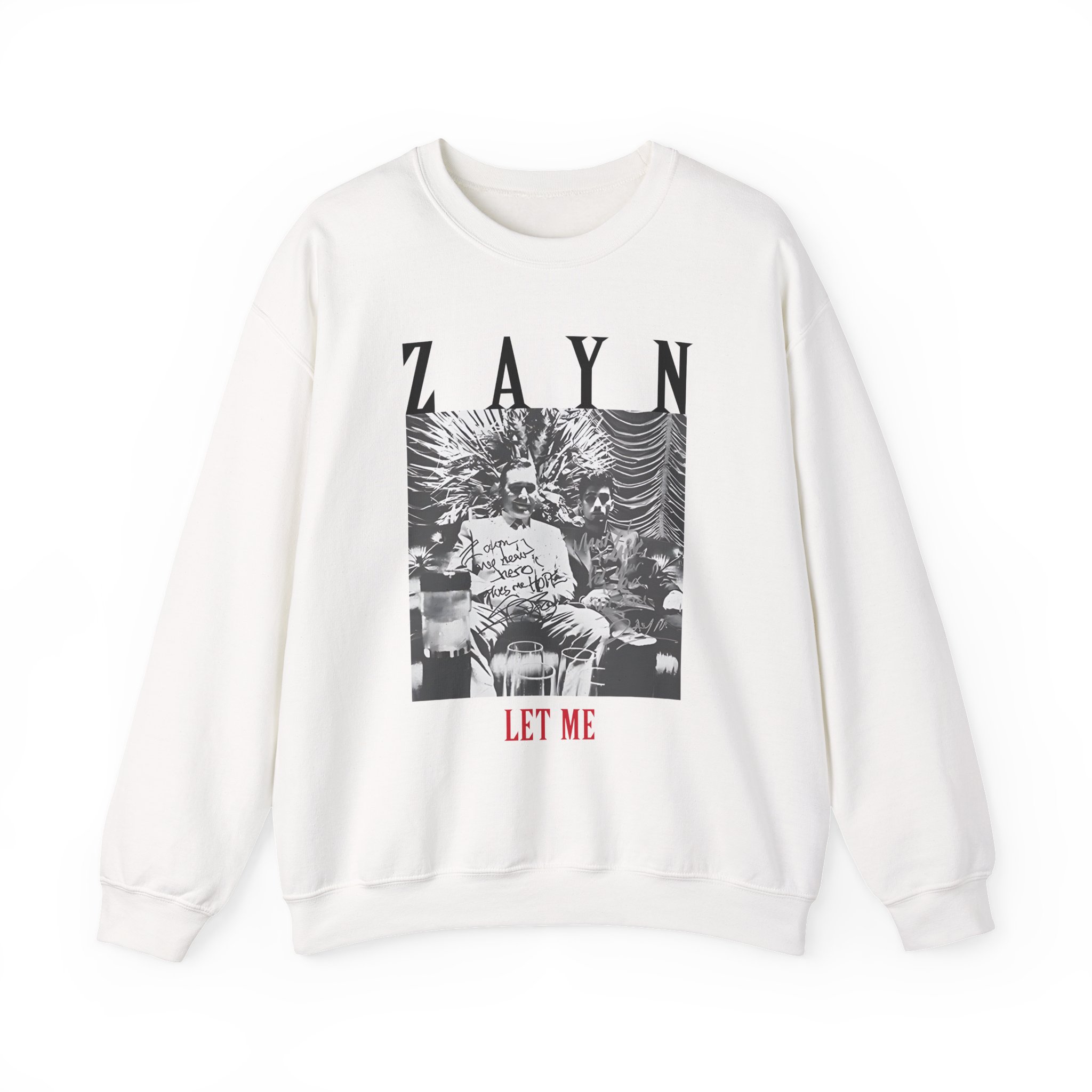 Zayn Malik Let Me Unisex Heavy Blendâ„¢ Crewneck Sweatshirt