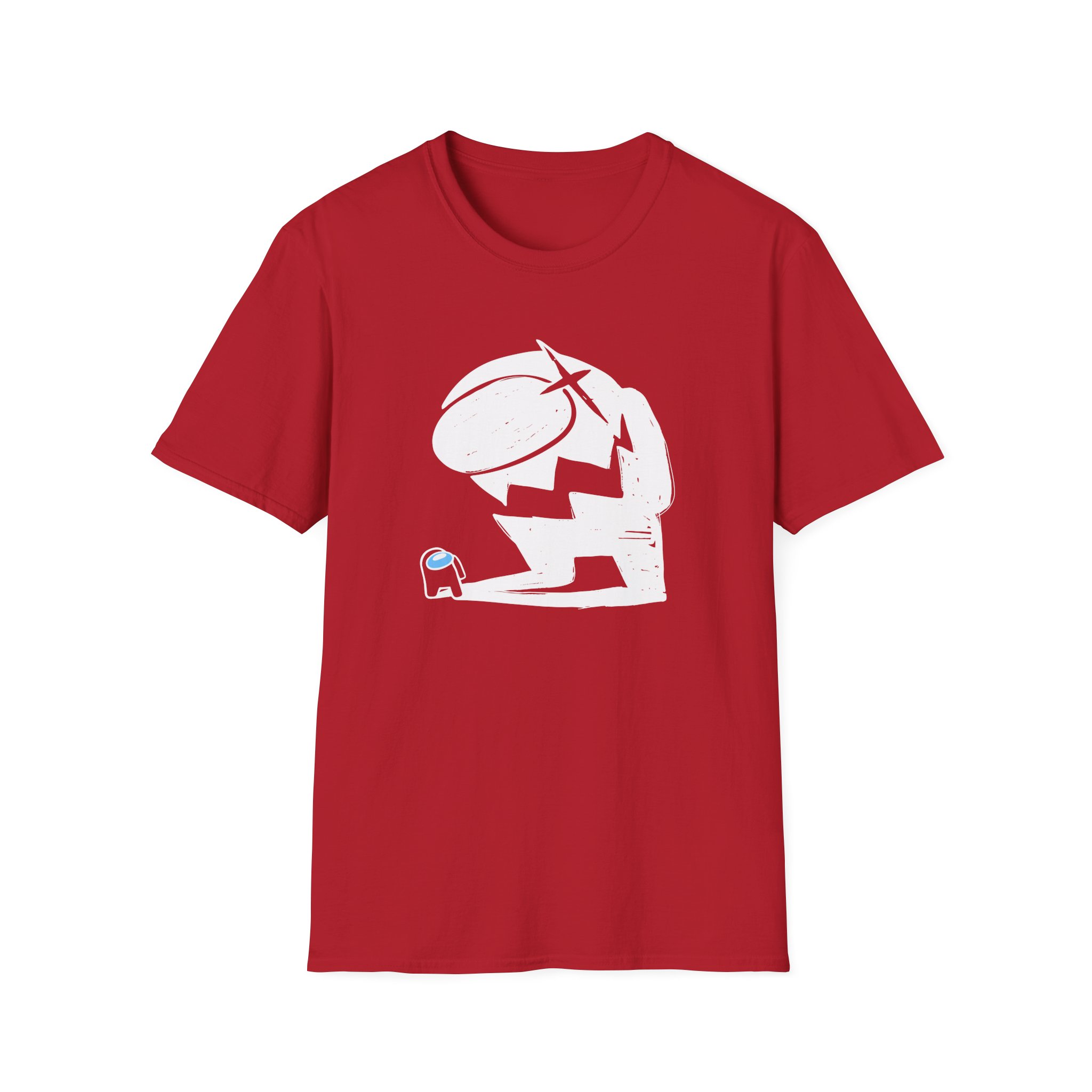 Among Us Impostor Black Shadow Unisex Softstyle T-Shirt