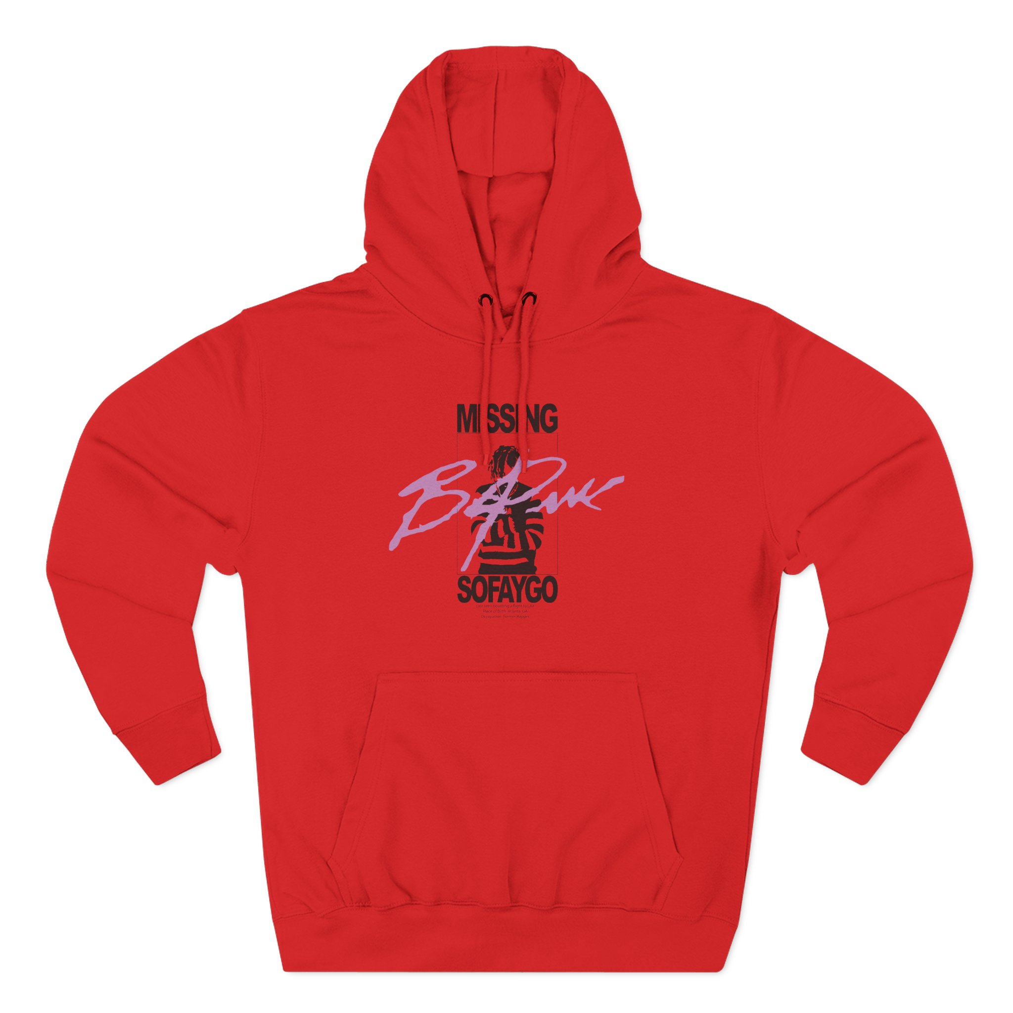 Sofaygo Three-Panel Fleece Hoodie