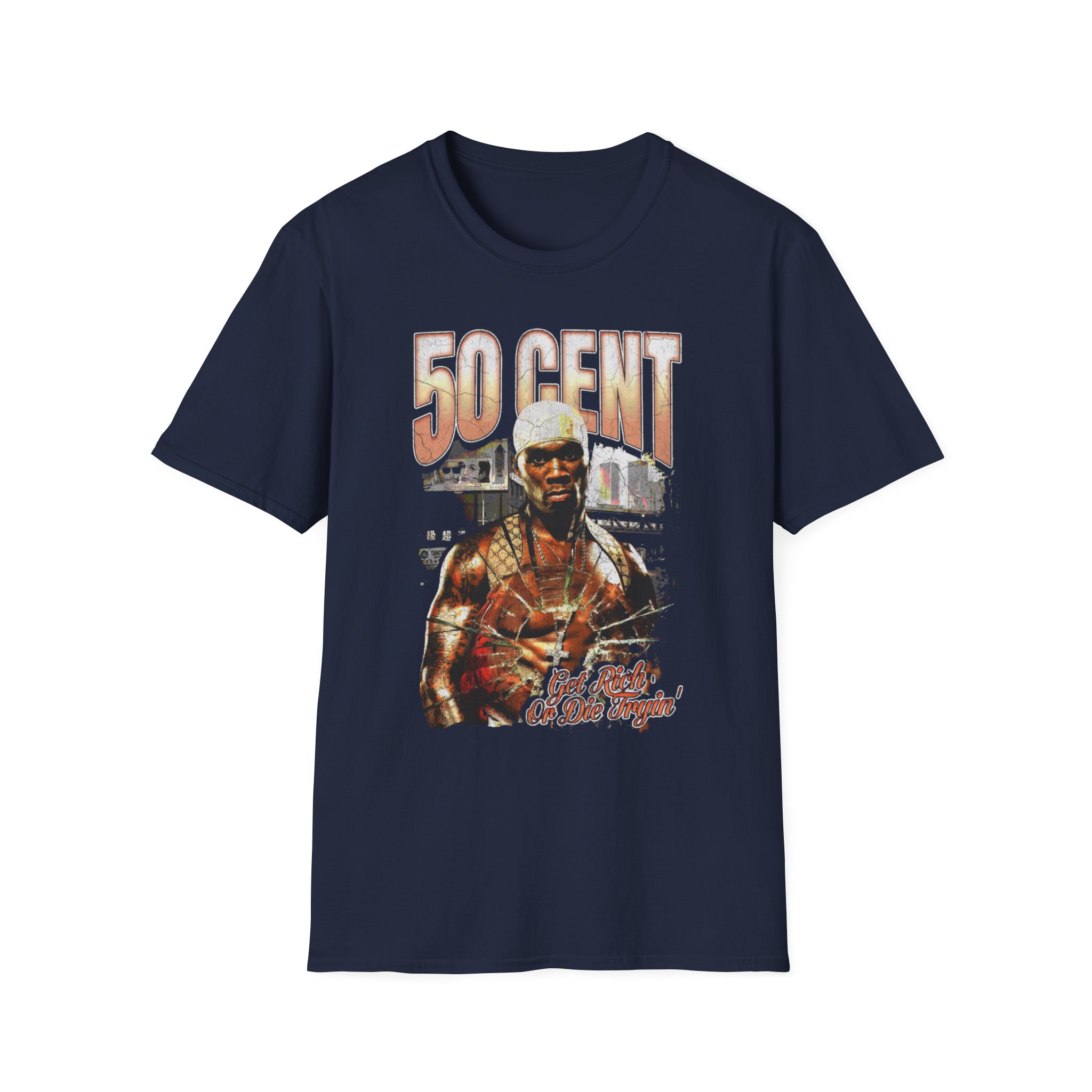 50 Cent Get Rich or Die Tryin Unisex Softstyle T-Shirt