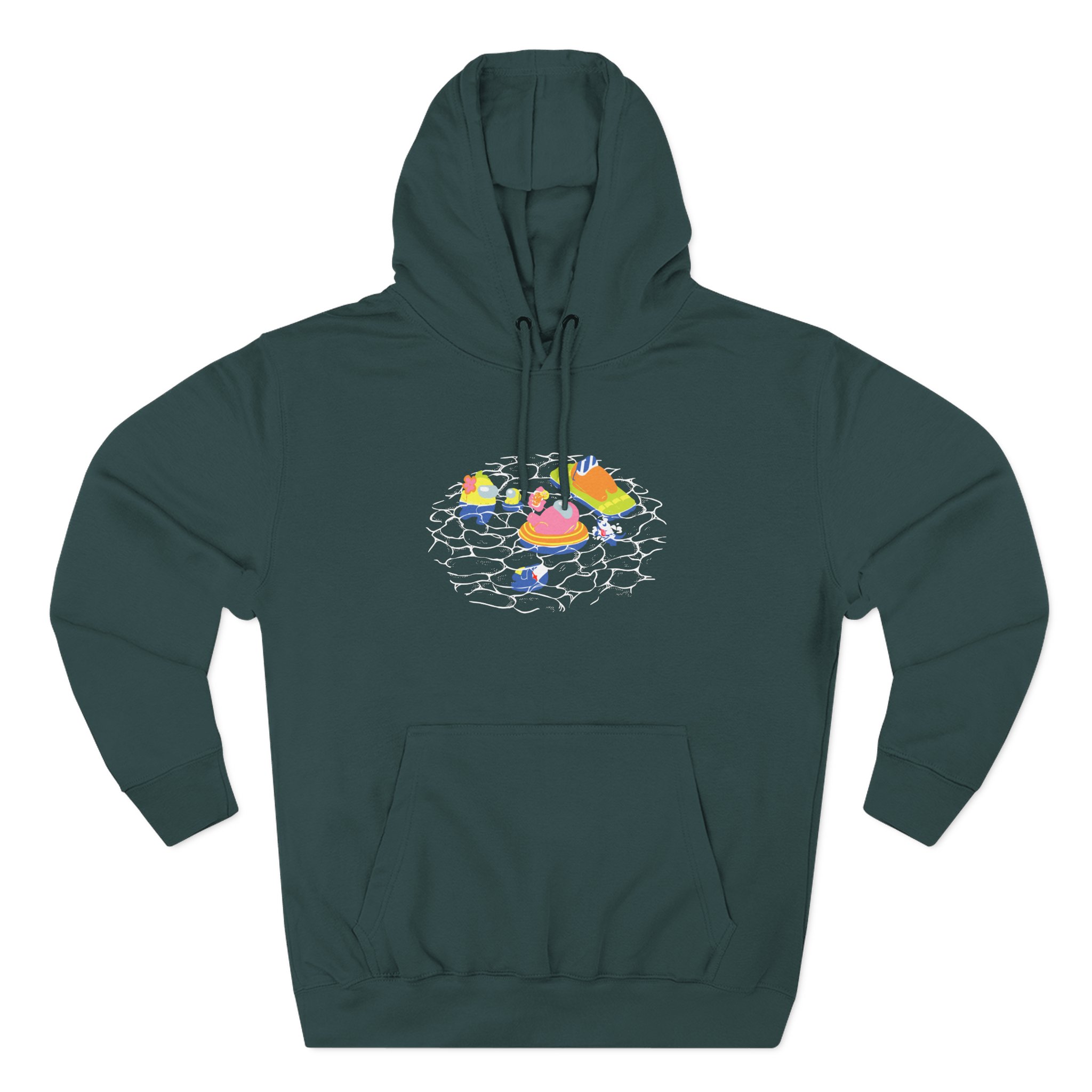Among Us Swimming Three-Panel Fleece Hoodie