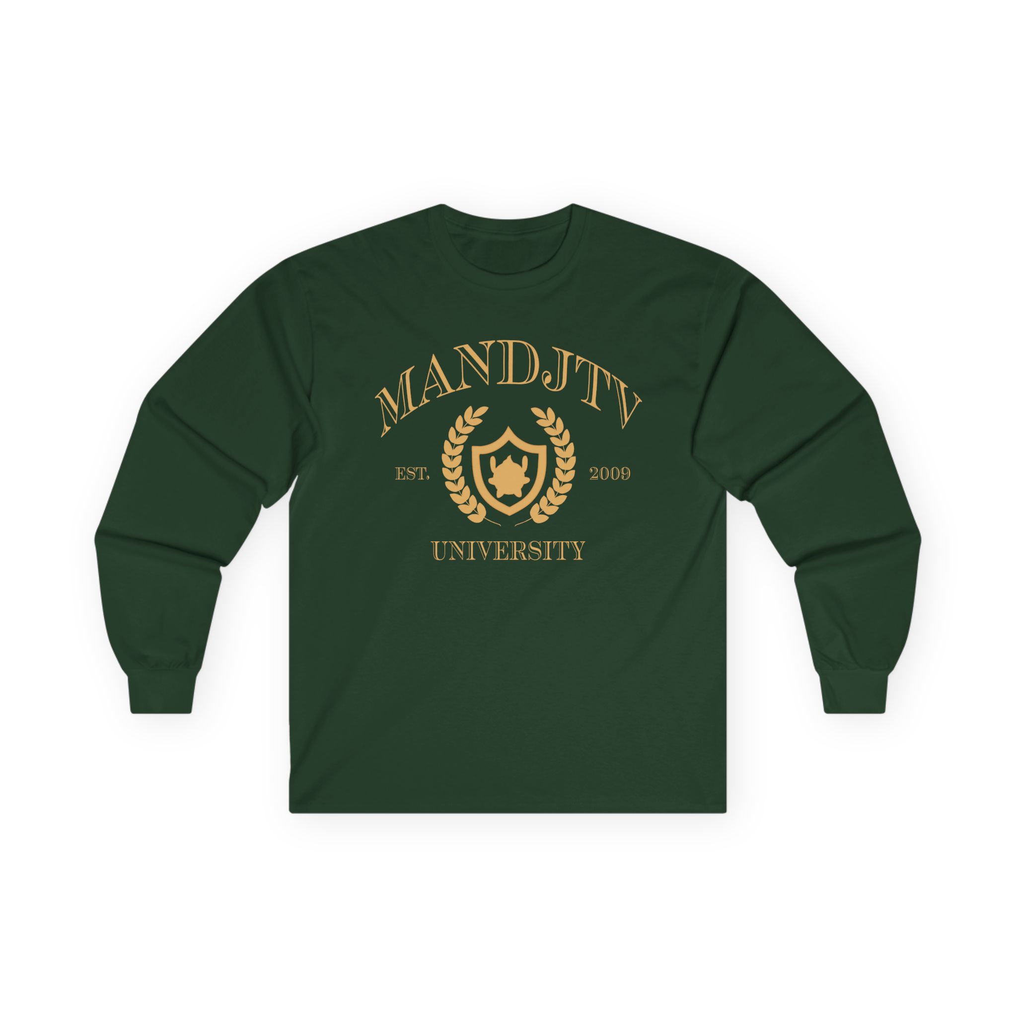 Mandjtv University Unisex Ultra Cotton Long Sleeve Tee