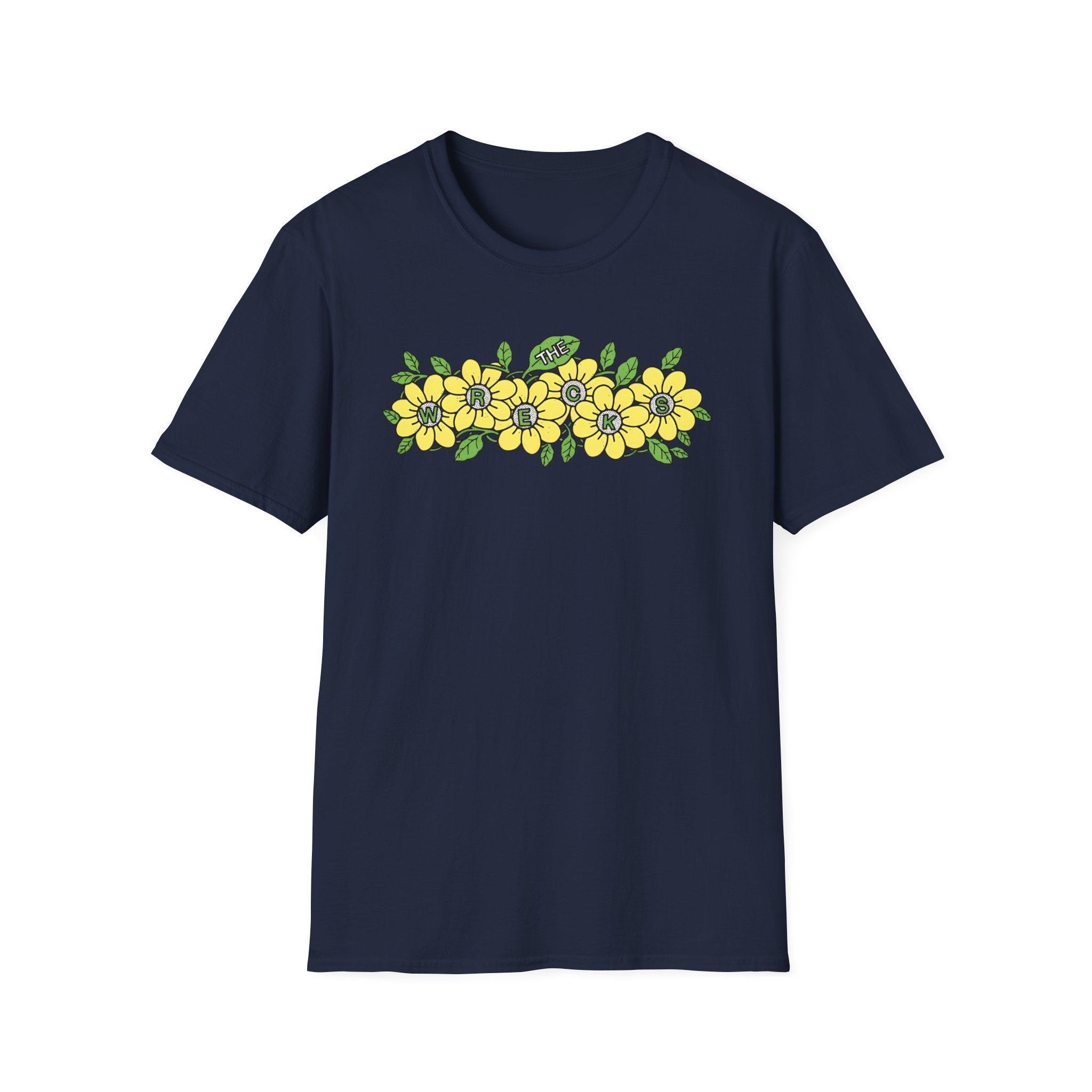 The Wrecks Flower Unisex Softstyle T-Shirt