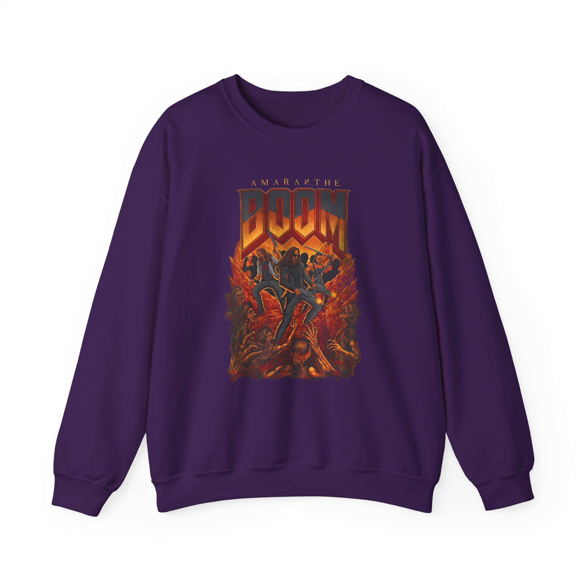 Amaranthe Boom Single Unisex Heavy Blendâ„¢ Crewneck Sweatshirt