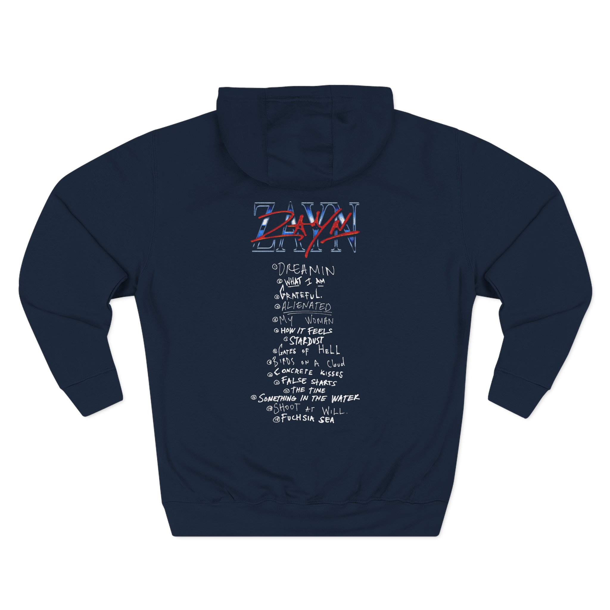 Zayn Malik Room Under the Stairs Anniversary Three-Panel Fleece Hoodie