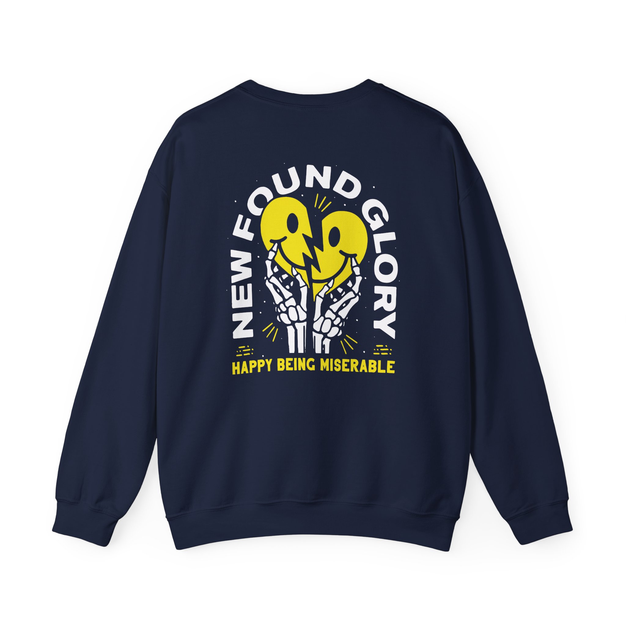 New Found Glory Happy Being Miserable Unisex Heavy Blendâ„¢ Crewneck Sweatshirt