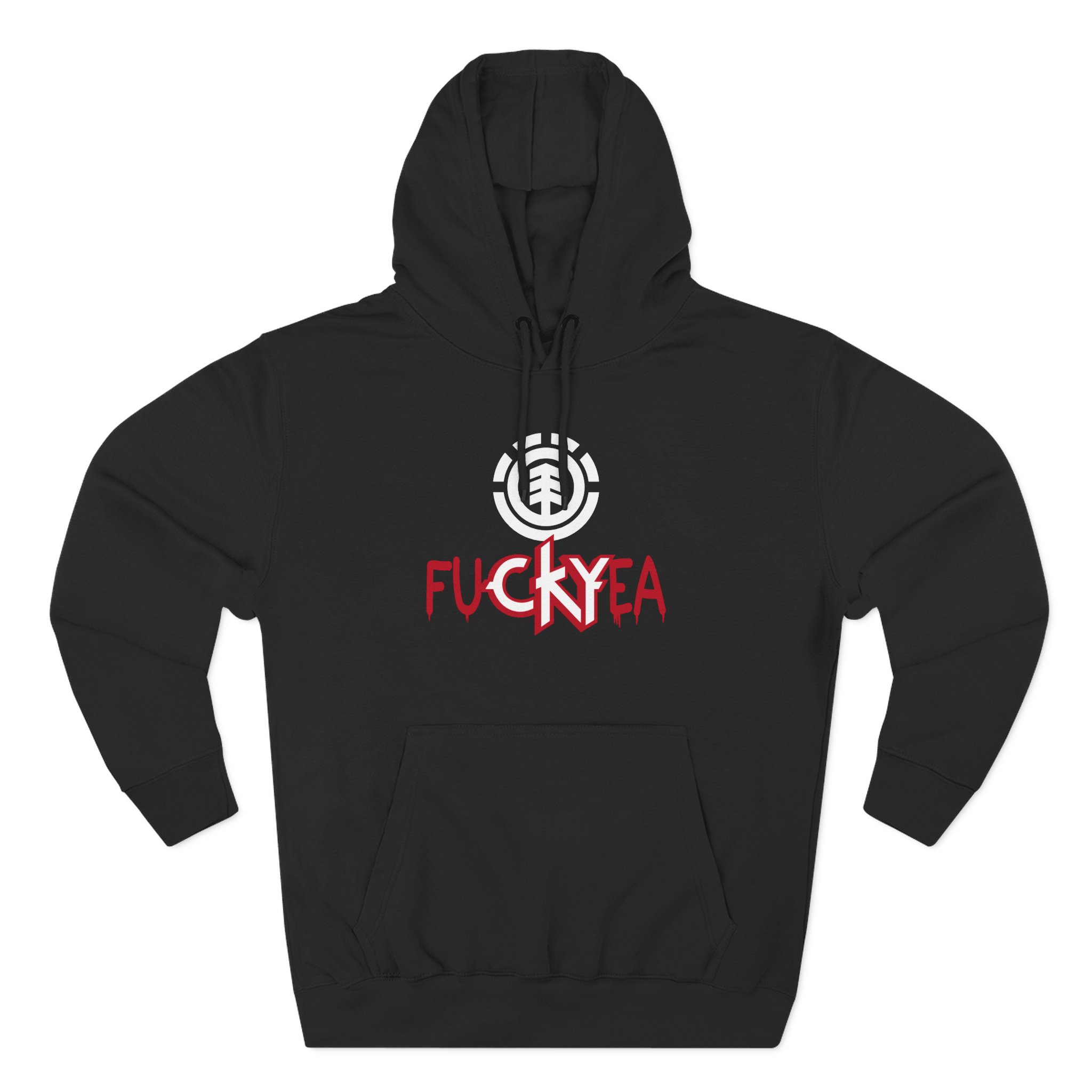 CKY fuckyea Three-Panel Fleece Hoodie
