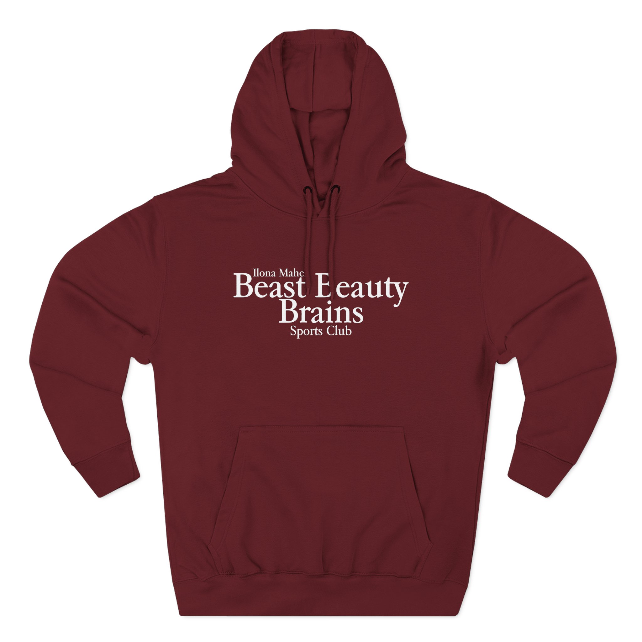 Ilona Maher Beast Beauty Brains Sports Club Three-Panel Fleece Hoodie
